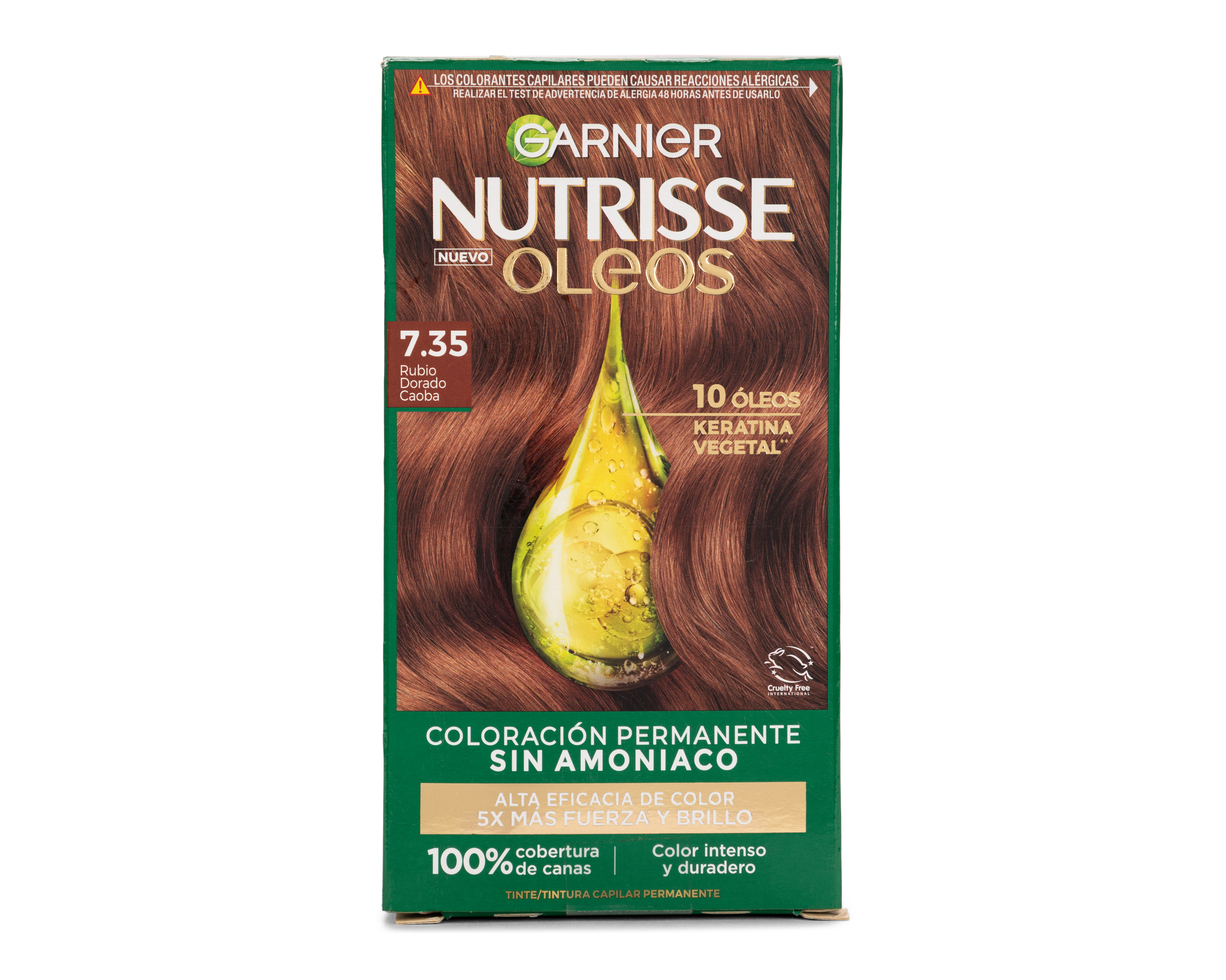 Foto 1 | Foto 1 | Tinte para Cabello Nutrisse 7.35 Rubio Dorado Caoba
