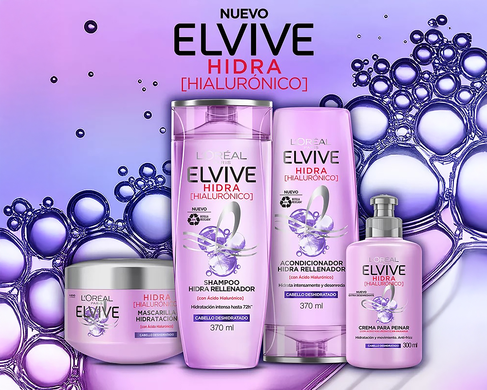 Foto 7 pulgar | Foto 6 | Shampoo L'Oréal Elvive Hidra Hialurónico 370 ml