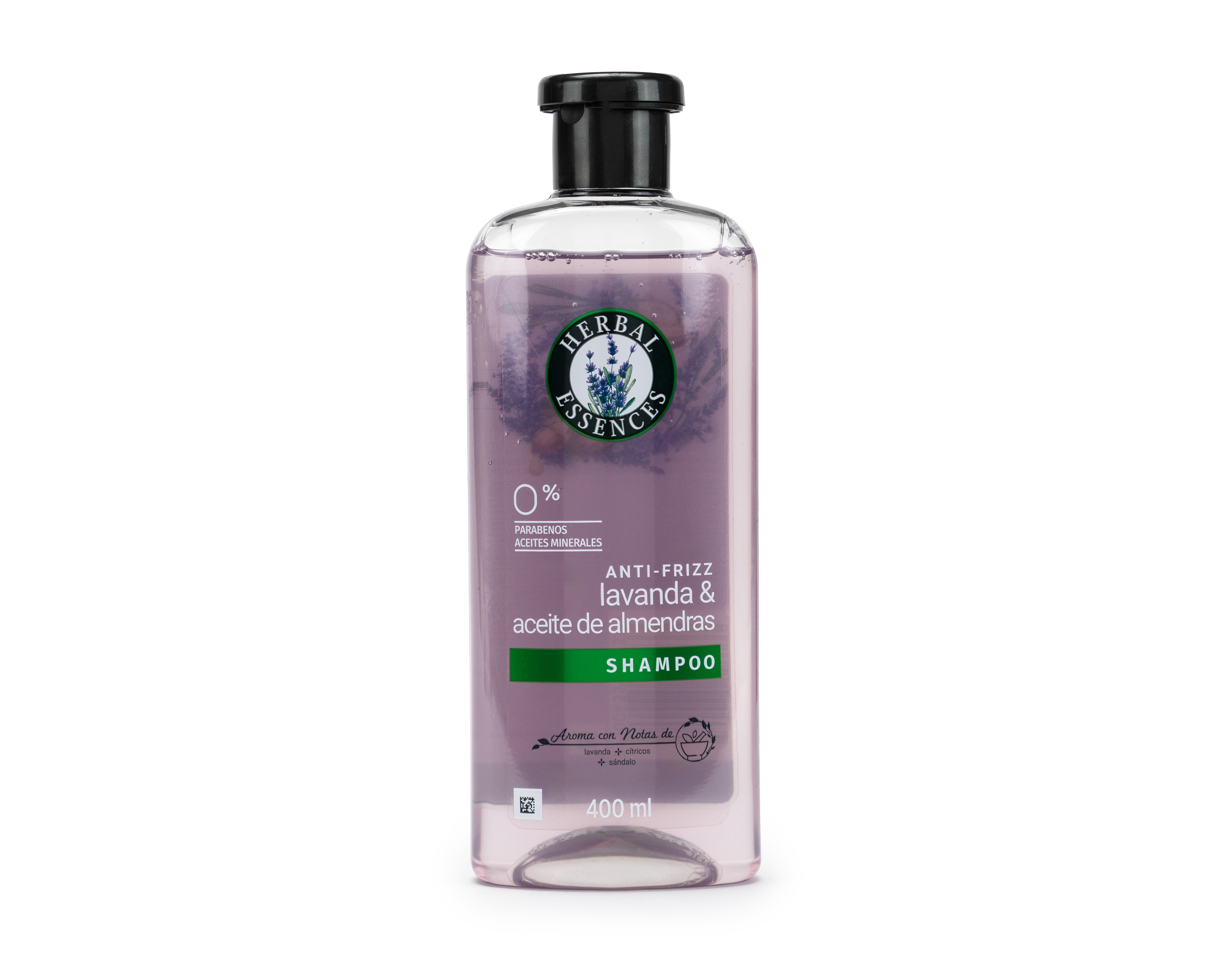 Foto 2 pulgar | Foto 1 | Shampoo Herbal Essences Anti-frizz Lavanda y Aceite de Almendras 400 ml