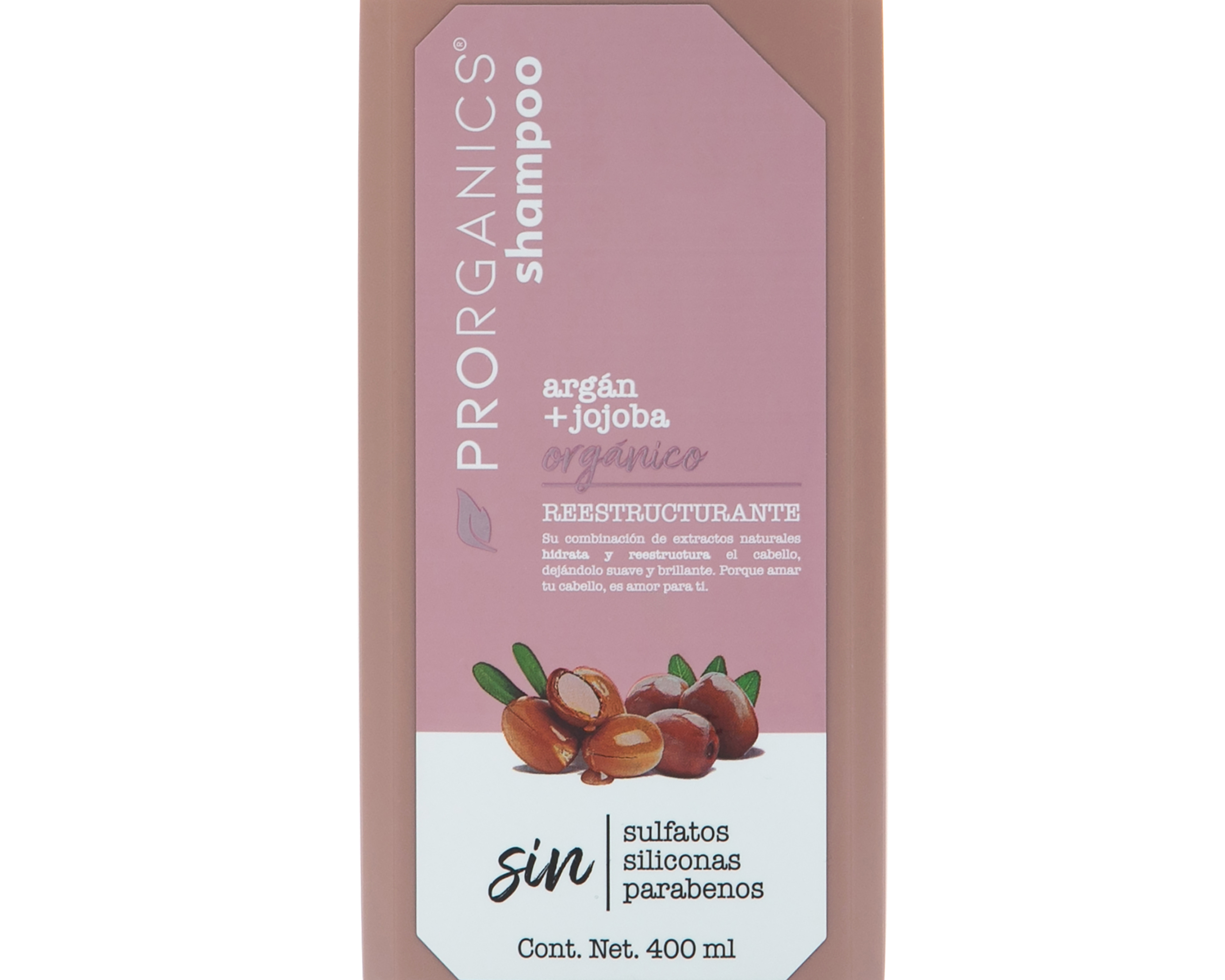 Foto 4 pulgar | Foto 3 | Shampoo Prorganics Reestructurante 380 ml