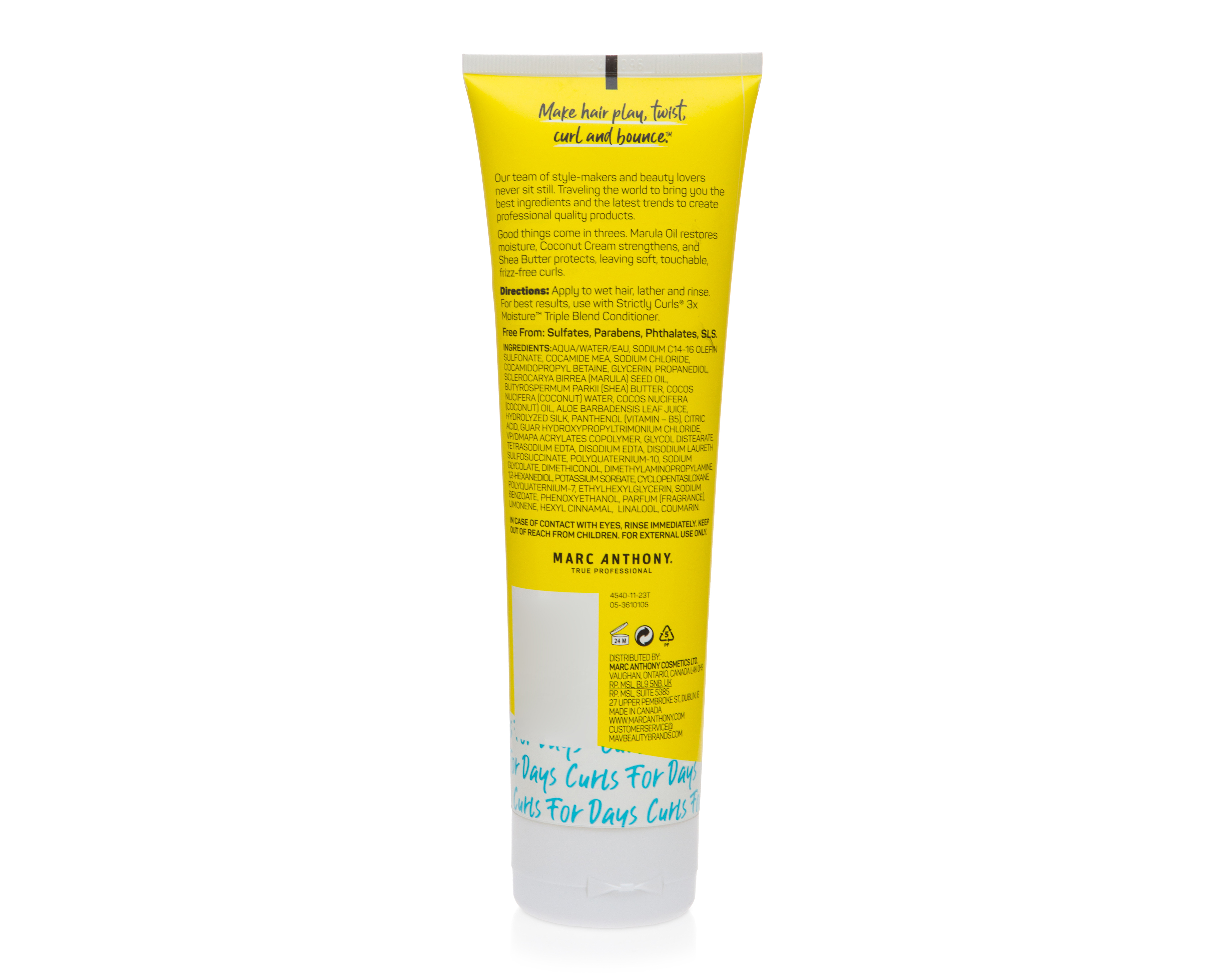 Foto 3 pulgar | Foto 2 | Shampoo Marc Anthony Strictly Curls 3X Triple Blend 250 ml