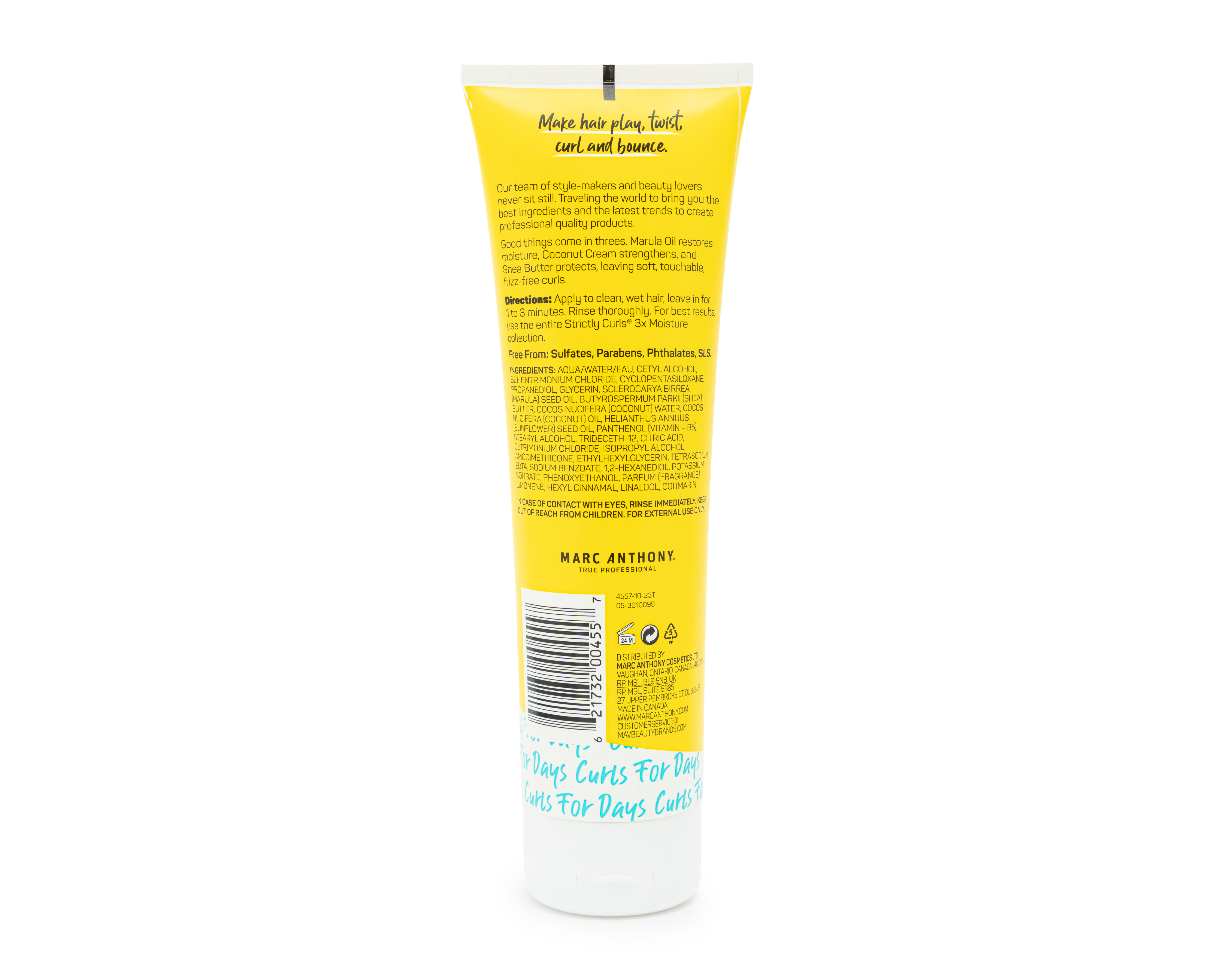 Foto 3 pulgar | Foto 2 | Acondicionador Marc Anthony Strictly Curls 3X Moisture Triple Blend 250 ml