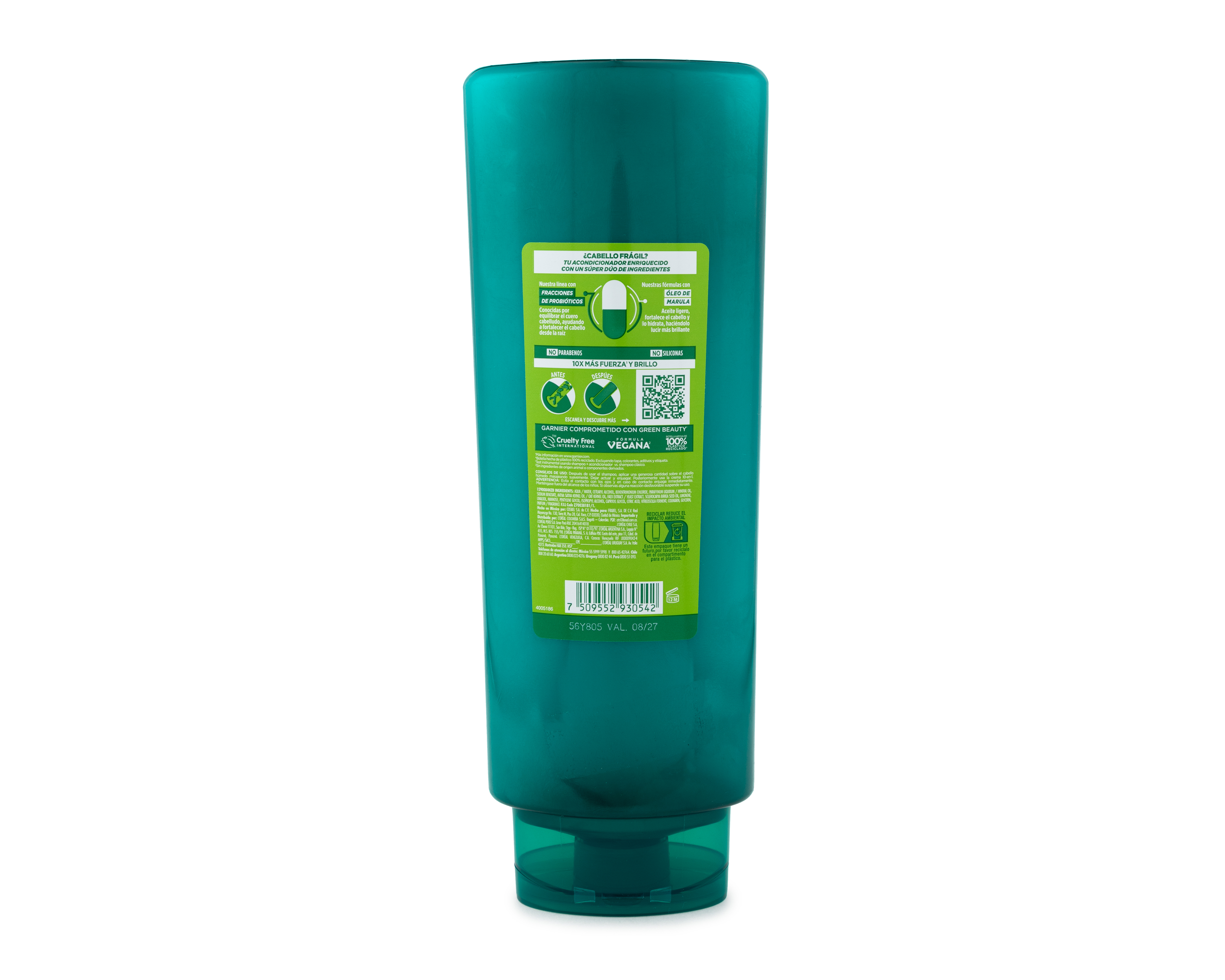 Foto 3 pulgar | Foto 2 | Acondicionador Garnier Fructis Probióticos Fuerza 650 ml
