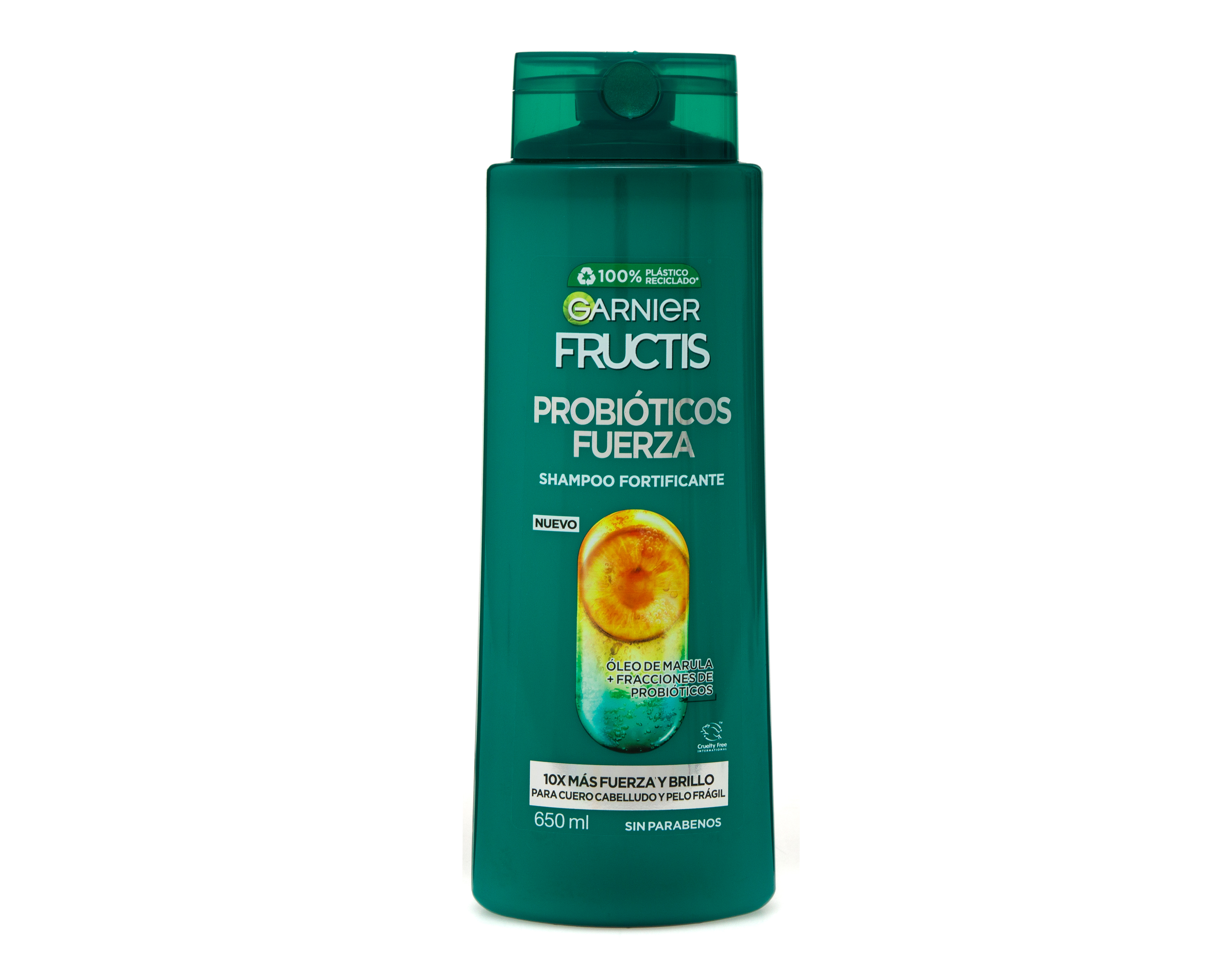 Shampoo Garnier Fructis Probióticos Fuerza 650 ml