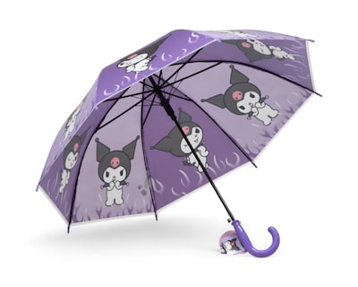 Foto 3 | Foto 3 | Paraguas Infantil Kuromi Morado con Colgante