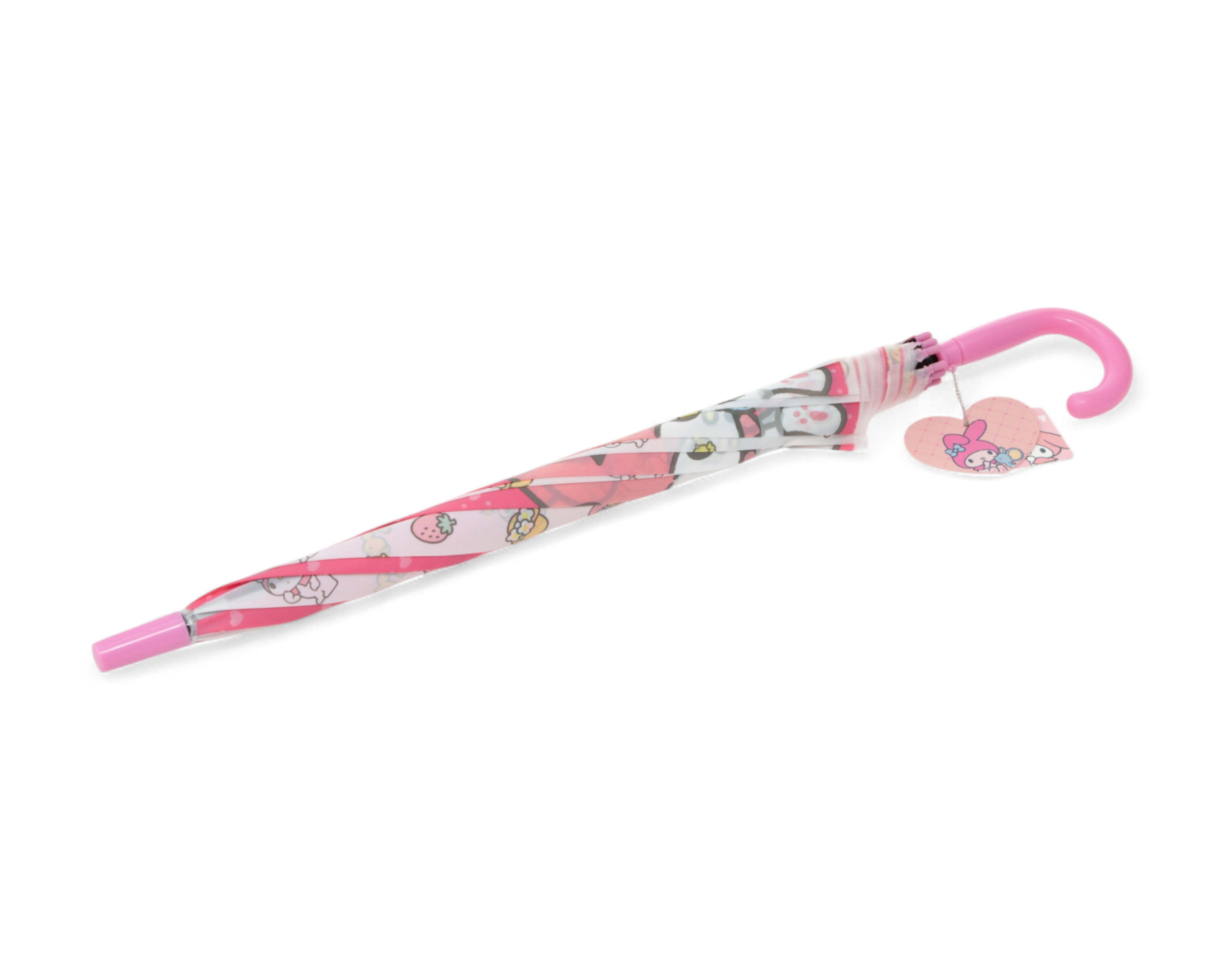 Foto 3 pulgar | Foto 2 | Paraguas Infantil My Melody Rosa con Colgante