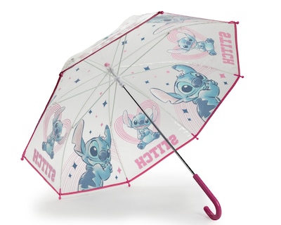 Foto 3 | Foto 3 | Paraguas Infantil Disney Multicolor Plegable Stitch