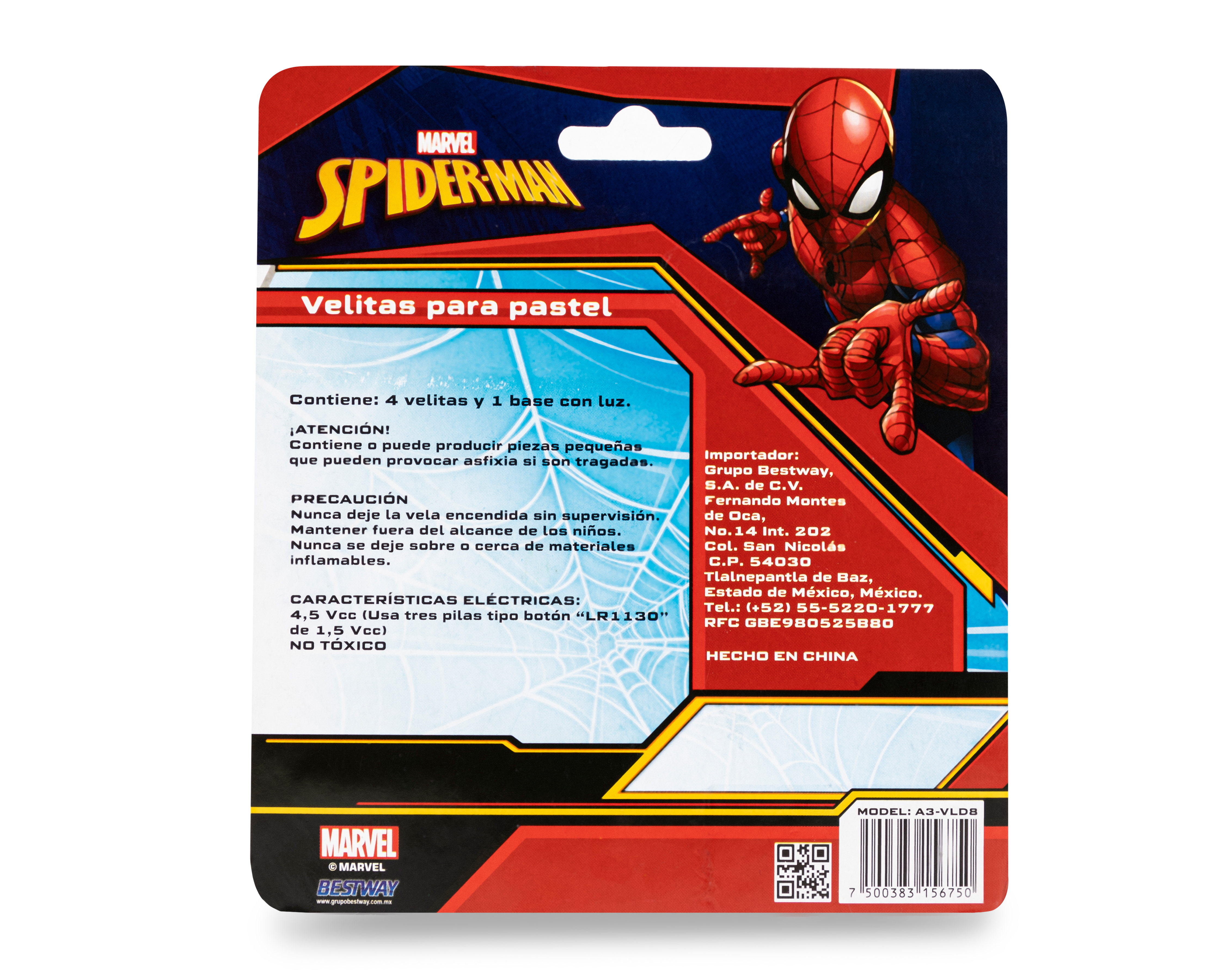 Foto 3 pulgar | Foto 2 | Velas para Pastel Marvel Spider-Man 5 Piezas