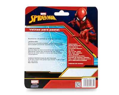Foto 2 | Foto 2 | Velas para Pastel Marvel Spider-Man 5 Piezas