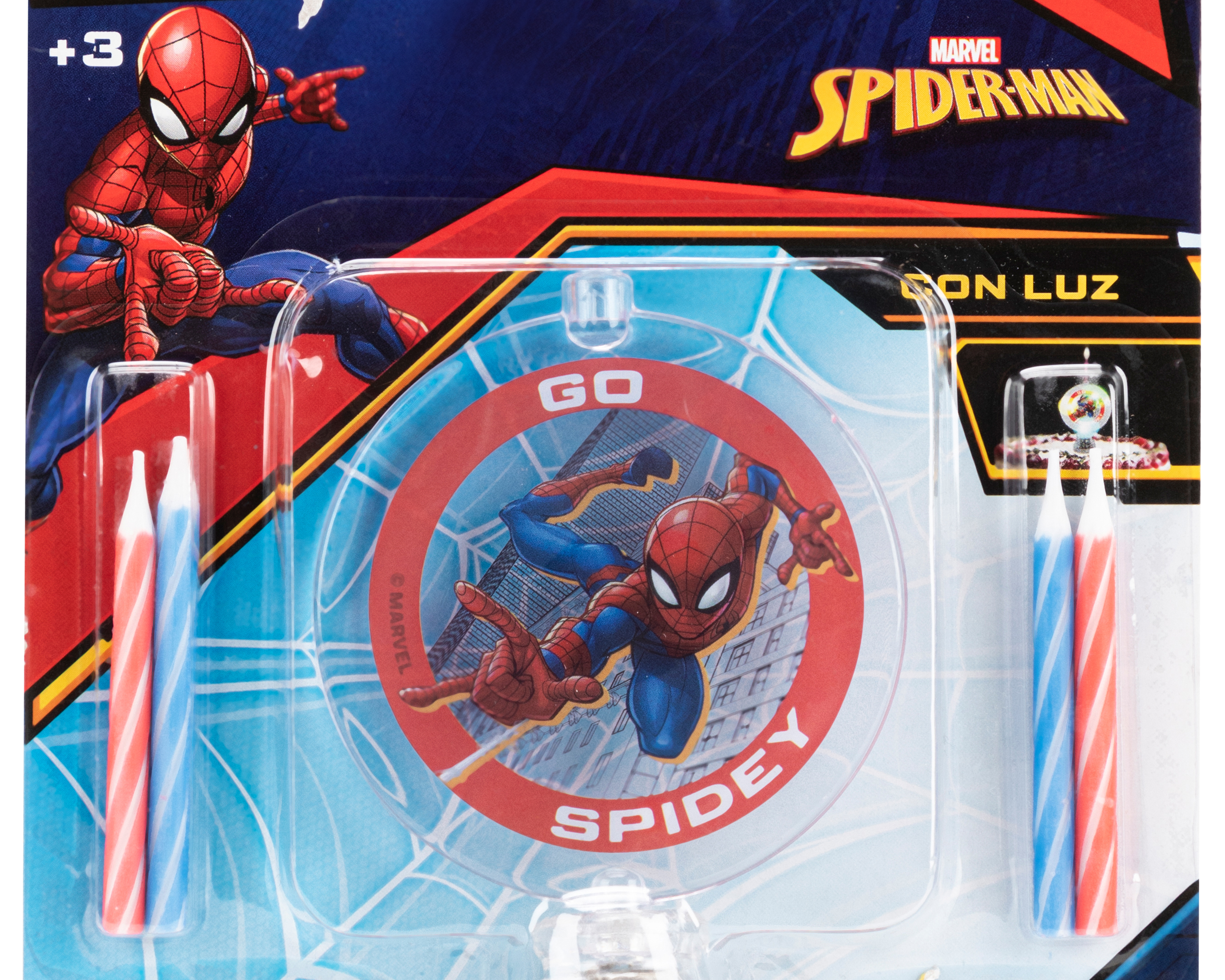 Foto 4 pulgar | Foto 3 | Velas para Pastel Marvel Spider-Man 5 Piezas