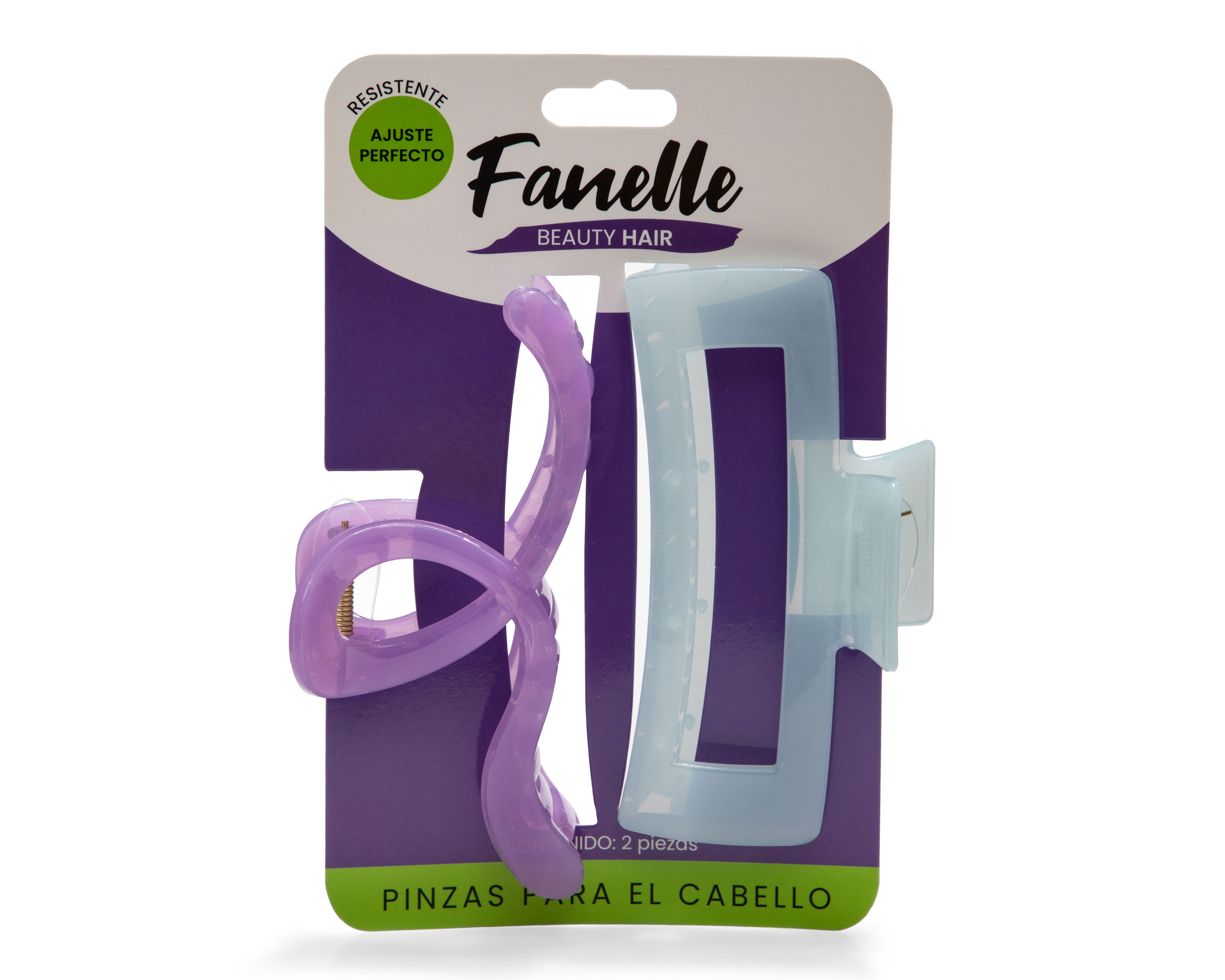 Foto 6 pulgar | Foto 5 | Pinzas para Cabello Fanelle 2 Piezas
