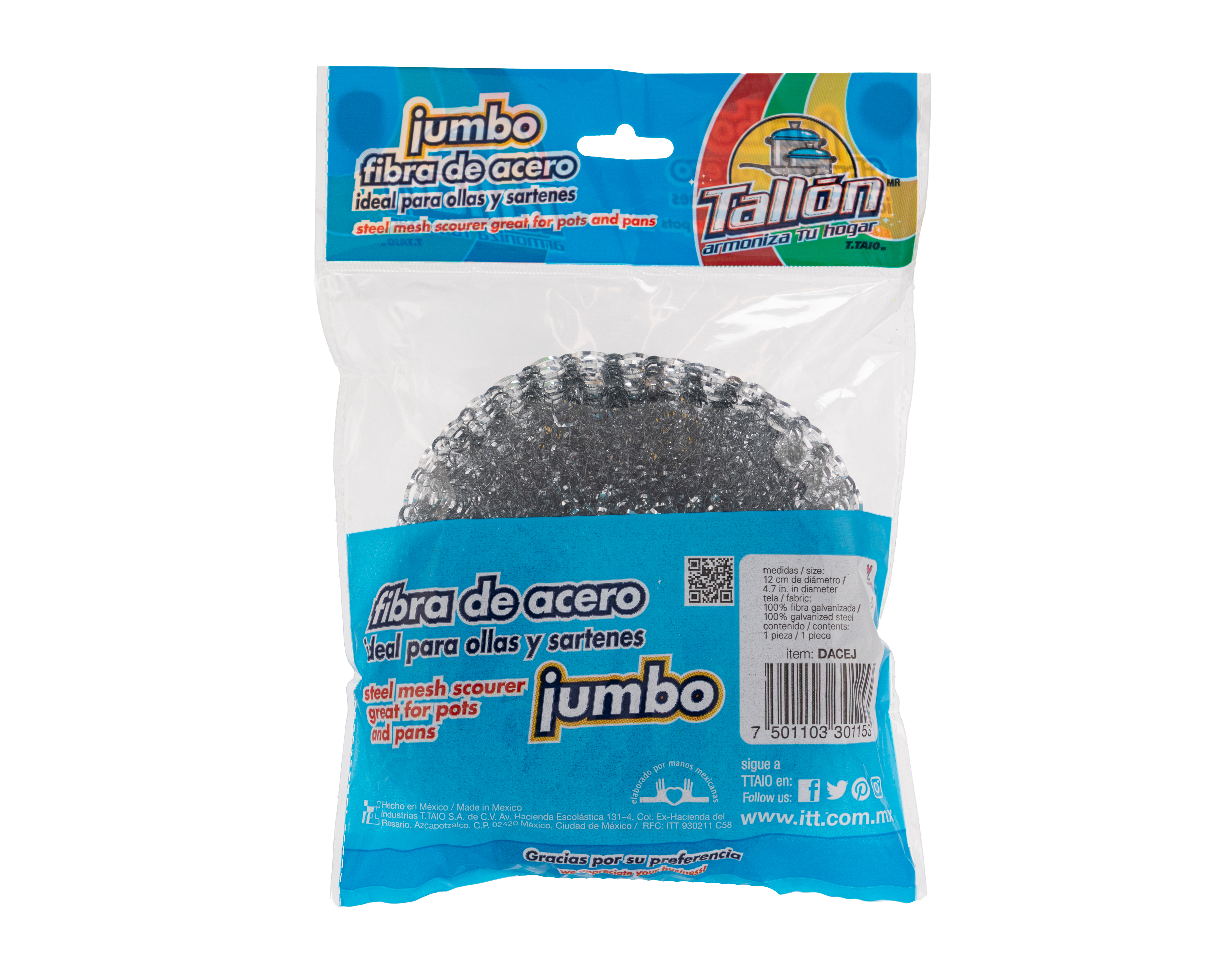 Foto 3 pulgar | Foto 2 | Fibra Metálica T.Taio Tallón Jumbo