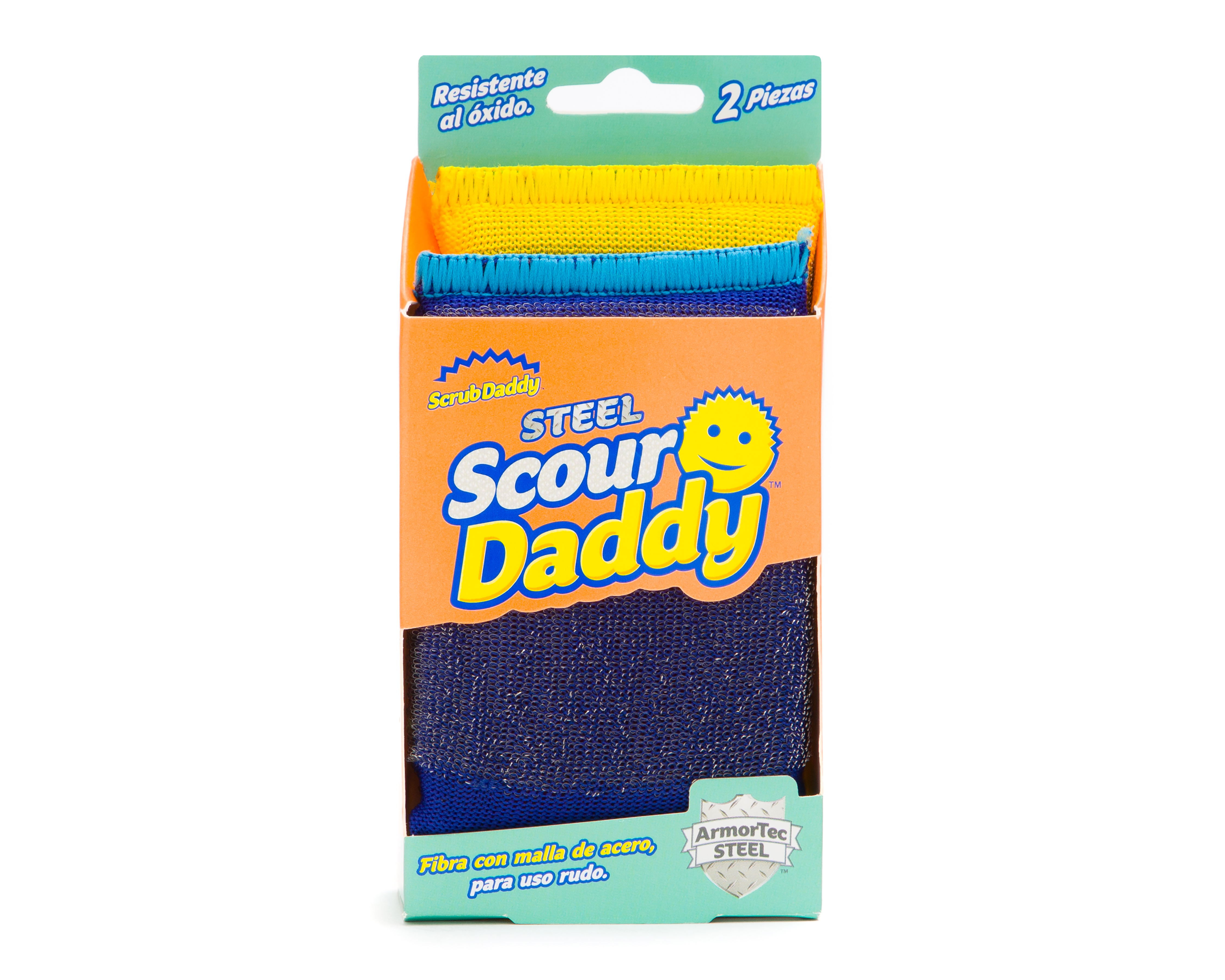 Foto 2 pulgar | Foto 1 | Fibra con Malla de Acero Scrub Daddy Steel Scour 2 Piezas