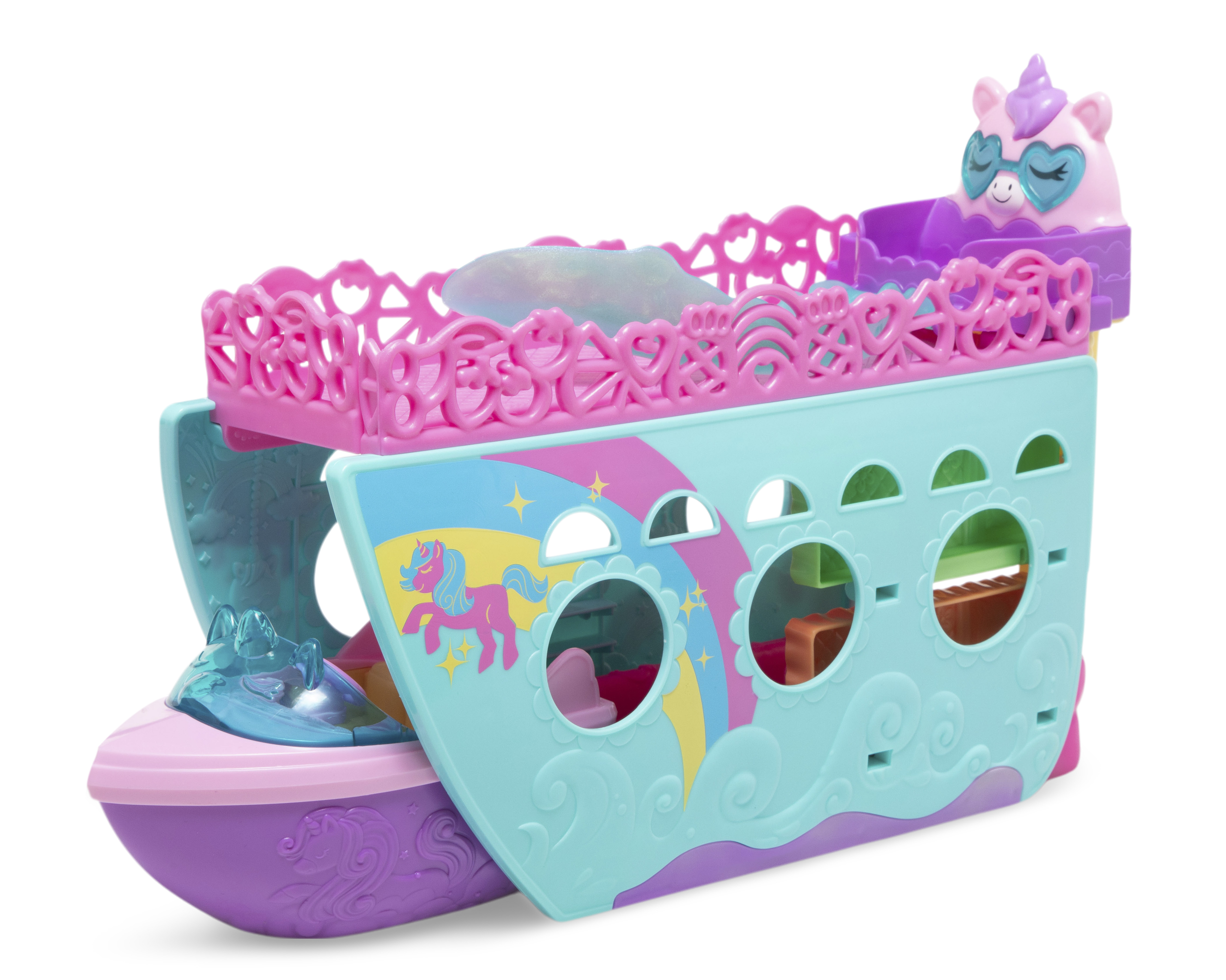 Foto 4 pulgar | Foto 3 | Bote de Unicornio de Juguete Polly Pocket