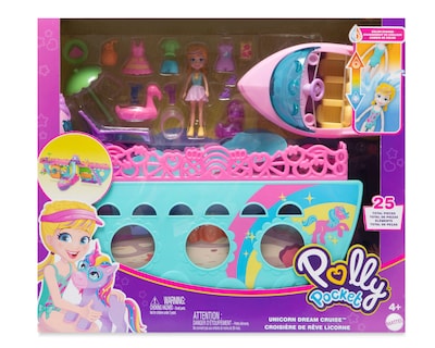 Foto 5 | Foto 5 | Bote de Unicornio de Juguete Polly Pocket