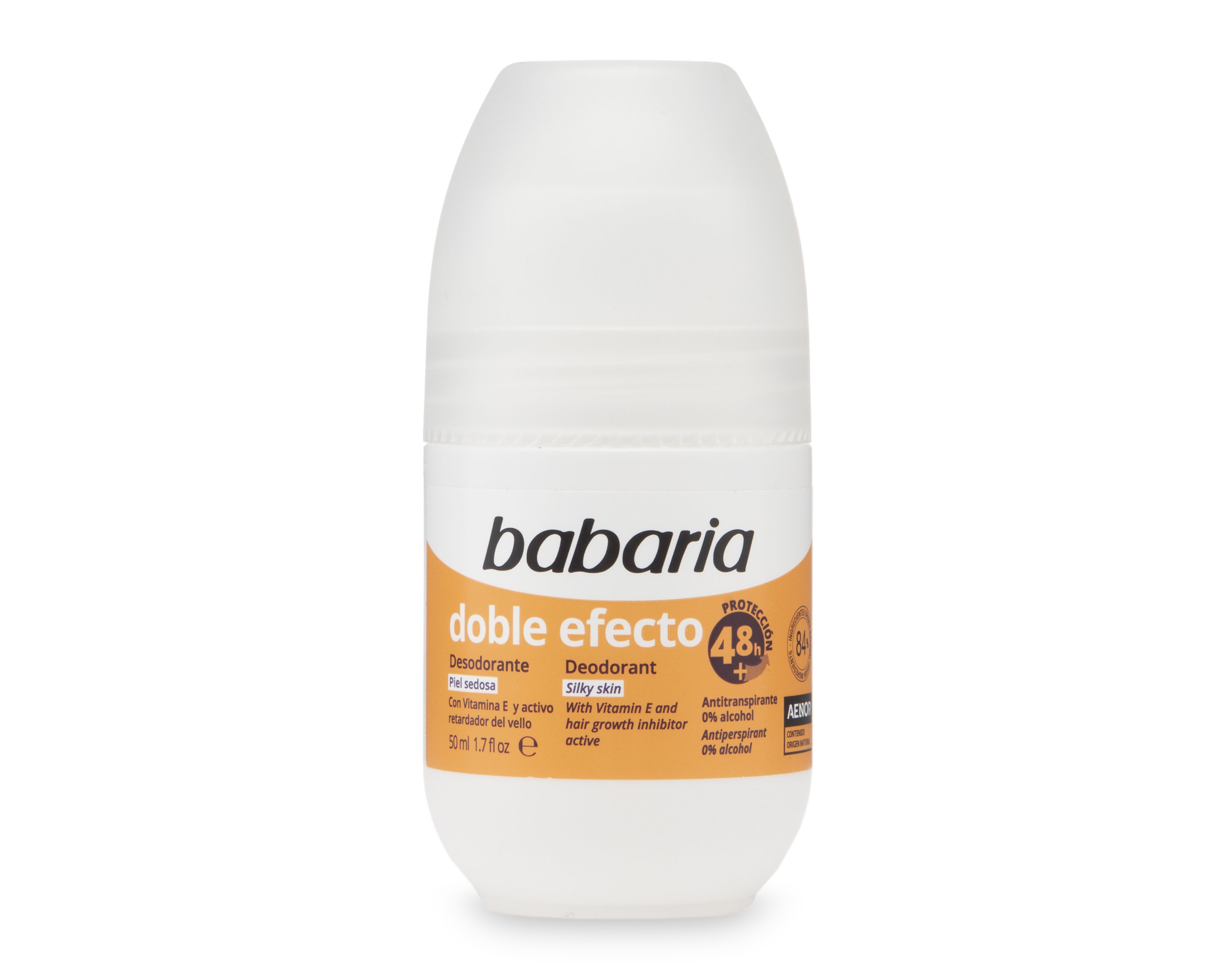 Foto 2 pulgar | Foto 1 | Desodorante Roll-On Babaria Doble Efecto con Vitamina E 50 ml