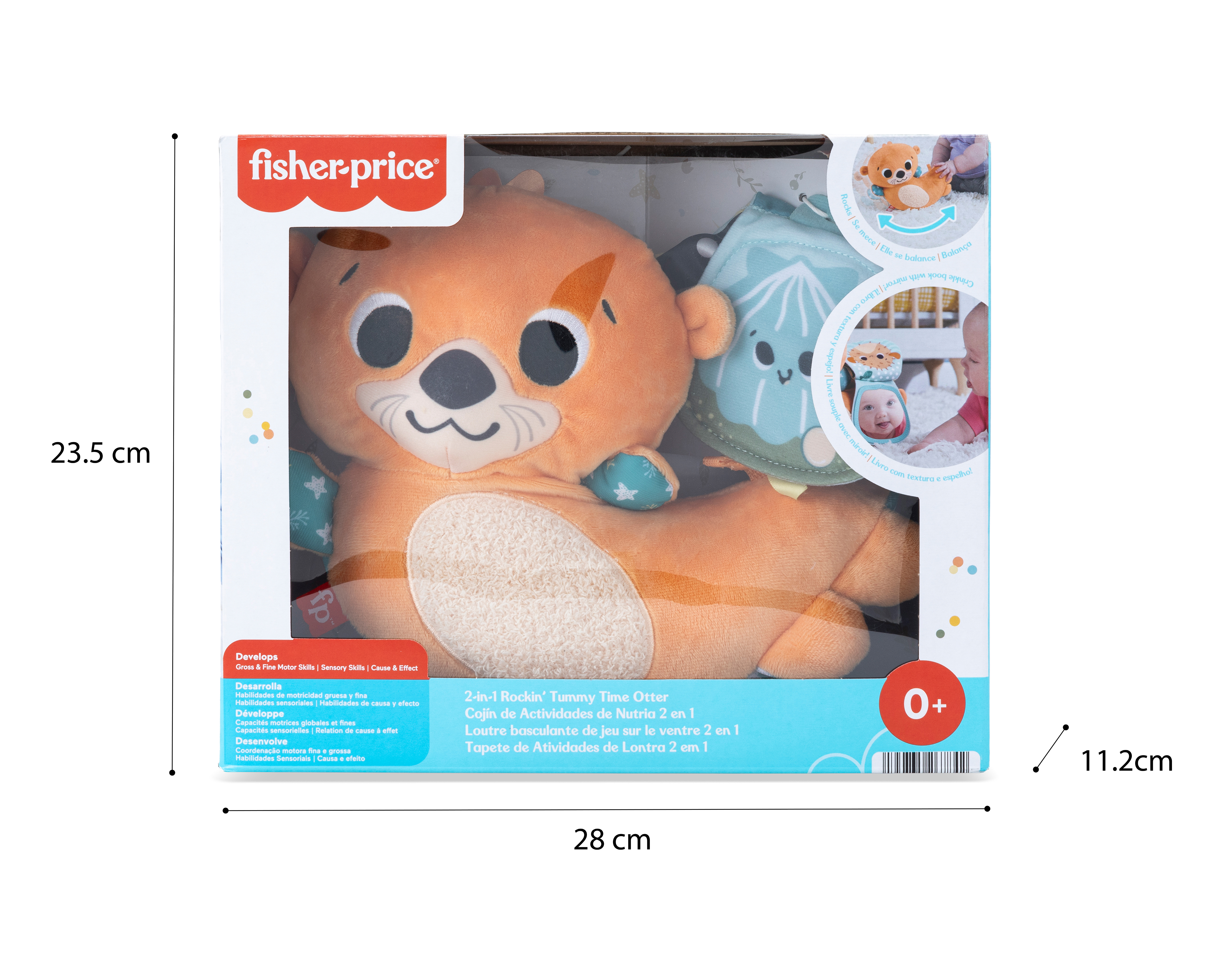 Foto 3 | Foto 3 | Cojín de Actividades Nutria 2 en 1 Fisher Price