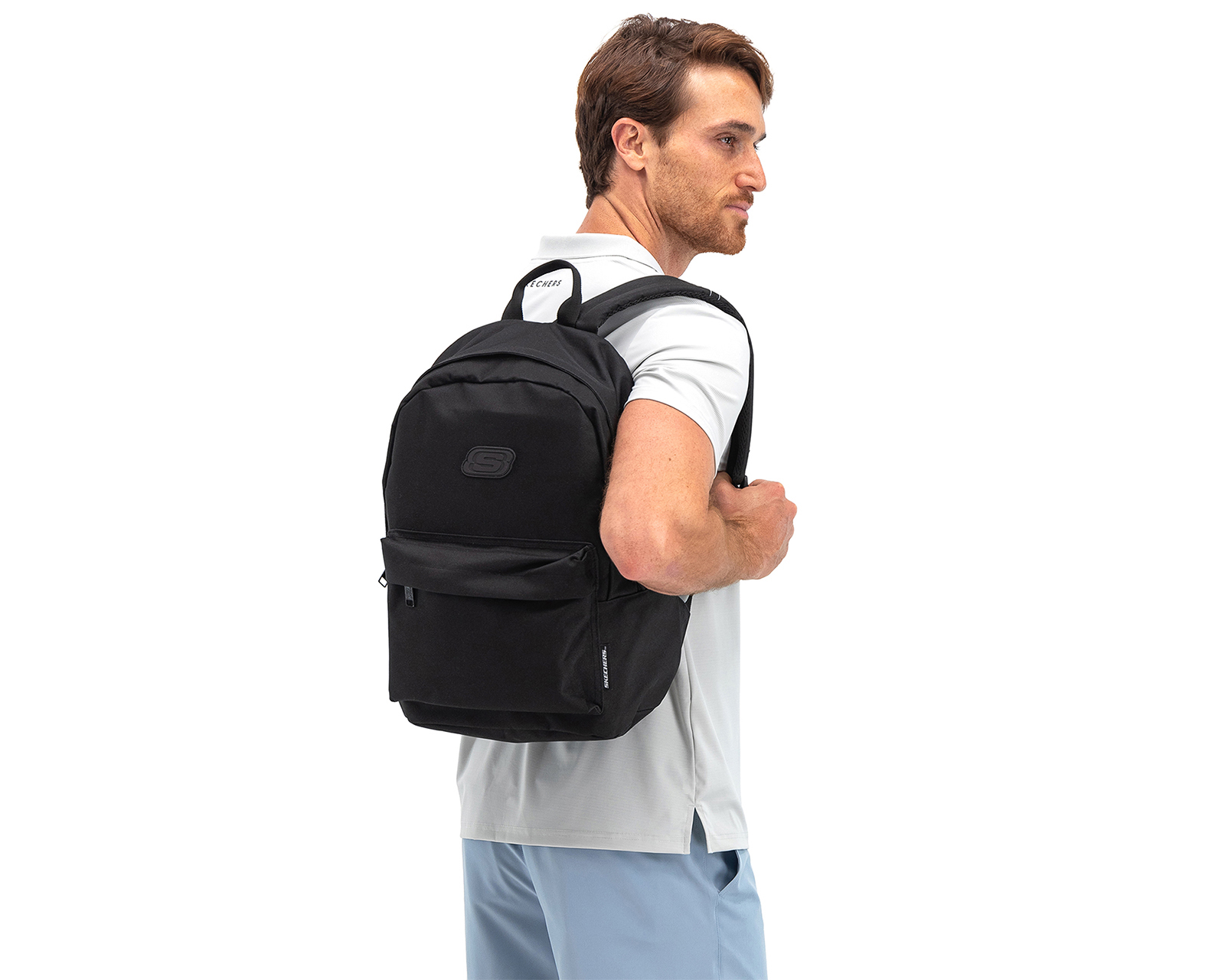 Foto 2 pulgar | Foto 1 | Mochila Skechers SKCH7684 Negra