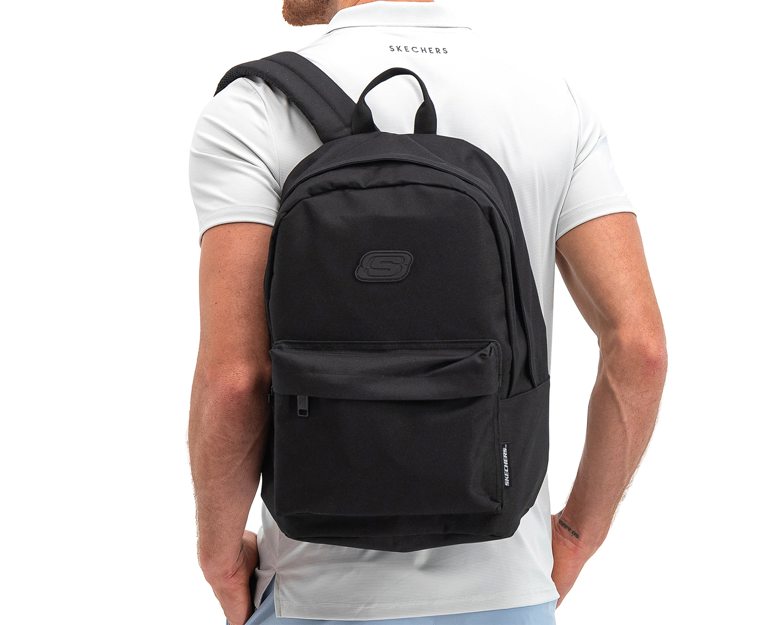 Foto 3 pulgar | Foto 2 | Mochila Skechers SKCH7684 Negra