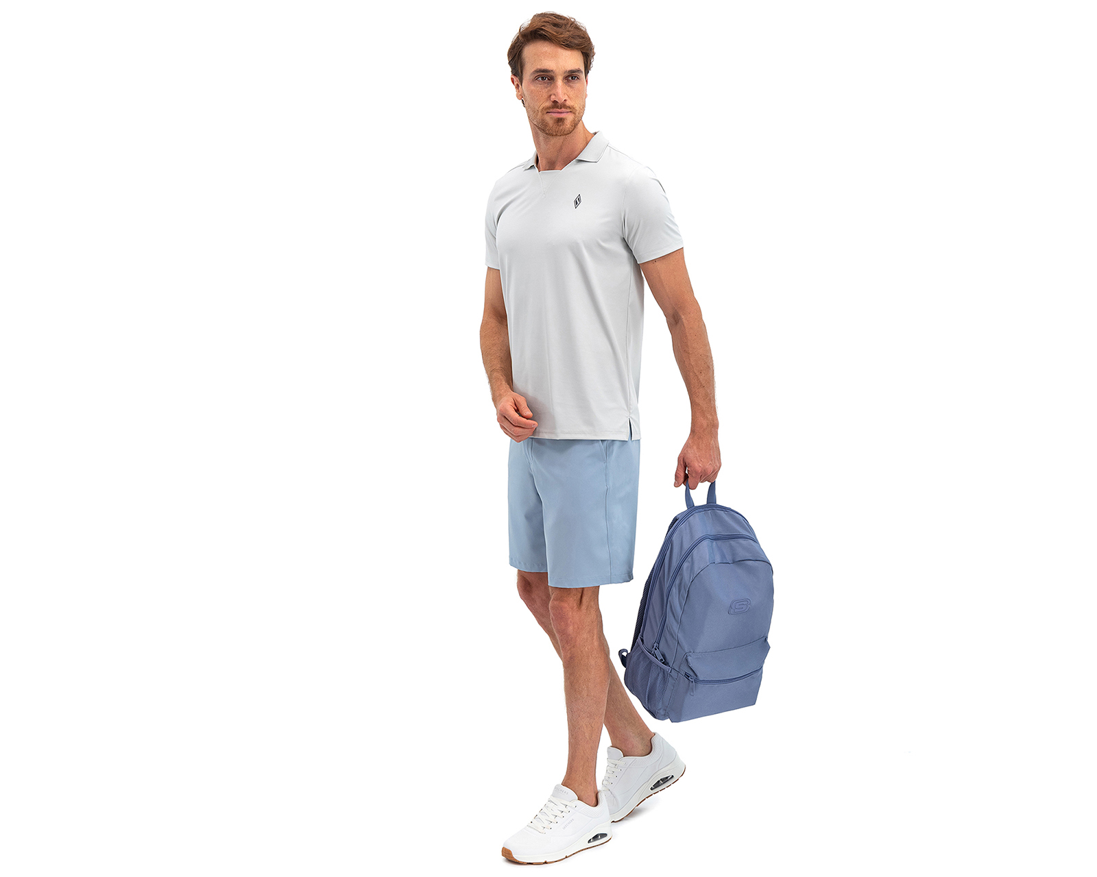 Foto 4 pulgar | Foto 3 | Mochila Skechers SKCH8442 Azul