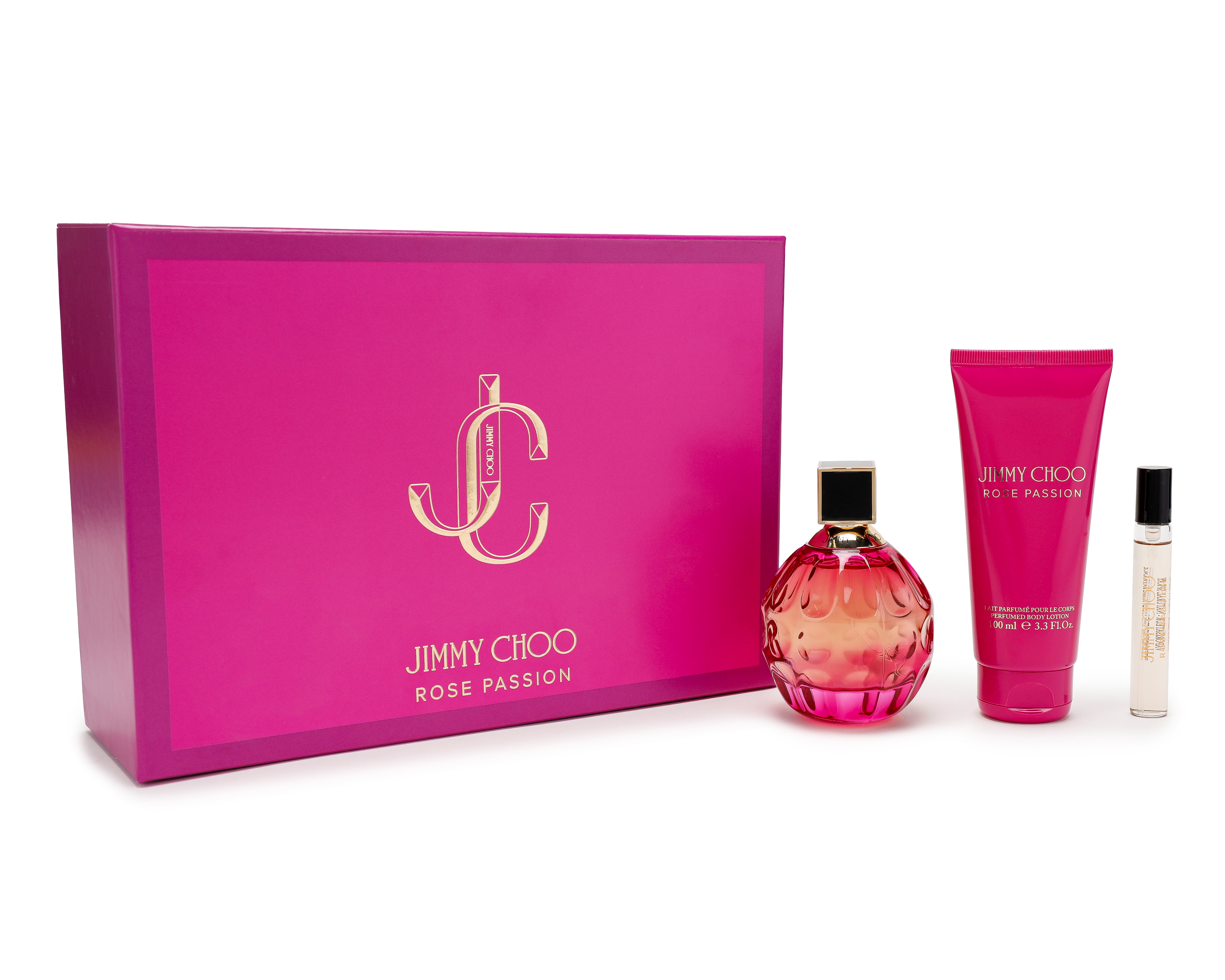 Estuche para Mujer Jimmy Choo Rose Passion 3 Piezas