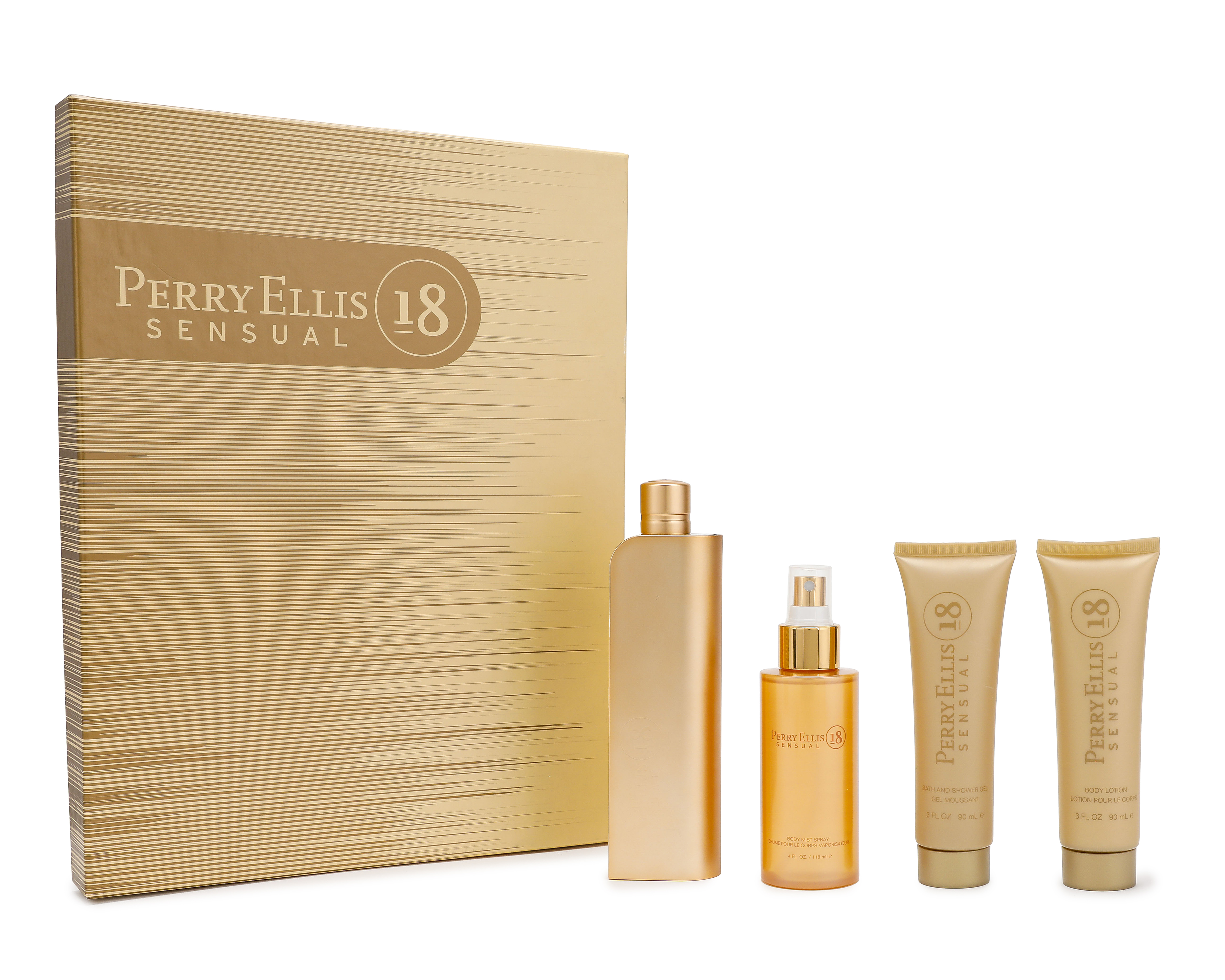 Foto 2 pulgar | Foto 1 | Estuche para Mujer Perry Ellis Sensual 18 4 Piezas