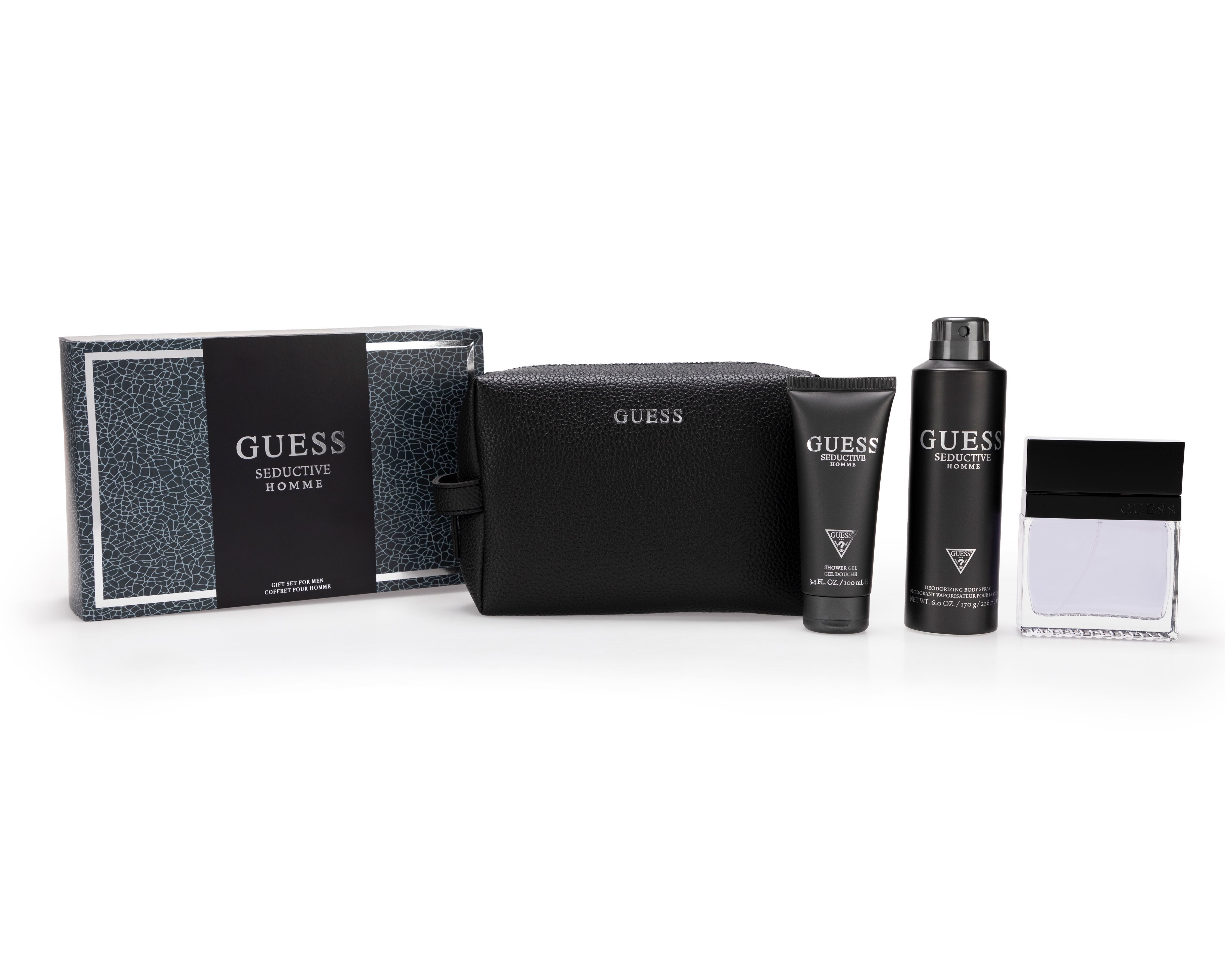 Foto 2 pulgar | Foto 1 | Estuche para Hombre Guess Seductive Homme 4 Piezas