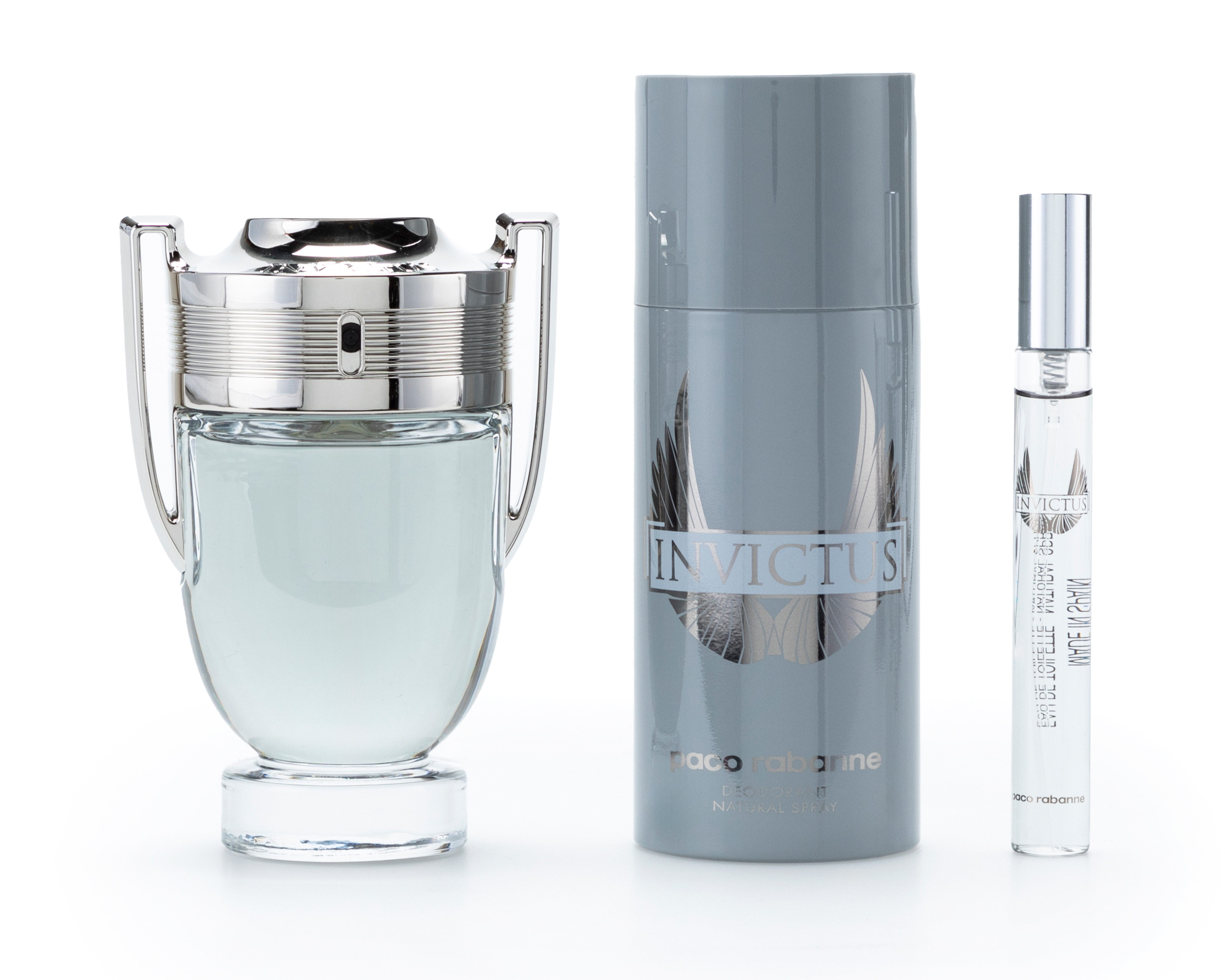 Foto 4 pulgar | Foto 3 | Estuche para Hombre Paco Rabanne Invictus 3 Piezas