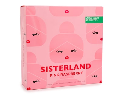 Foto 4 | Foto 4 | Estuche para Mujer United Colors Of Benetton Sisterland Pink Raspberry 2 Piezas