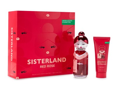 Foto 1 | Foto 1 | Estuche para Mujer United Colors Of Benetton Sisterland Red Rose 2 Piezas