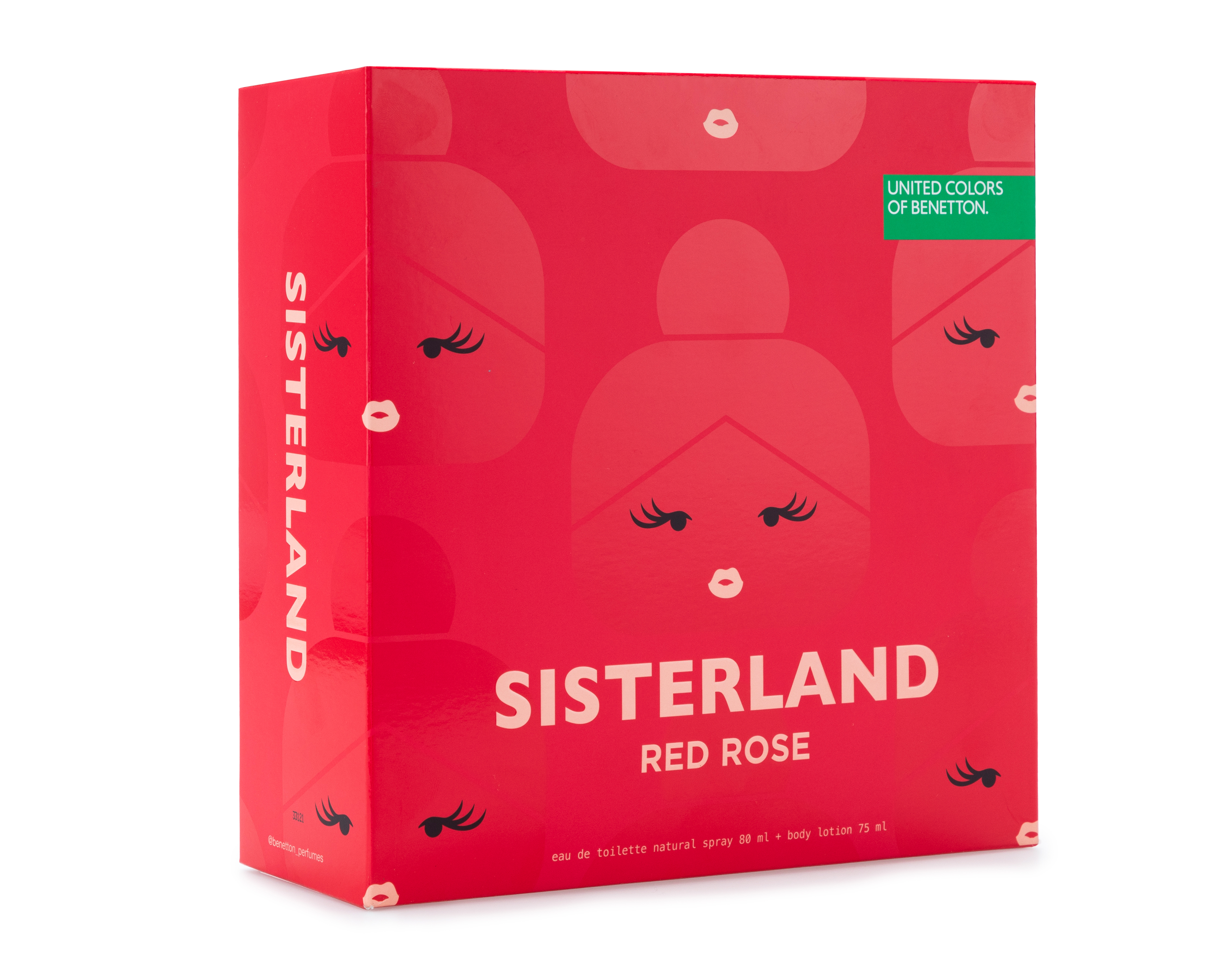Foto 5 pulgar | Foto 4 | Estuche para Mujer United Colors Of Benetton Sisterland Red Rose 2 Piezas
