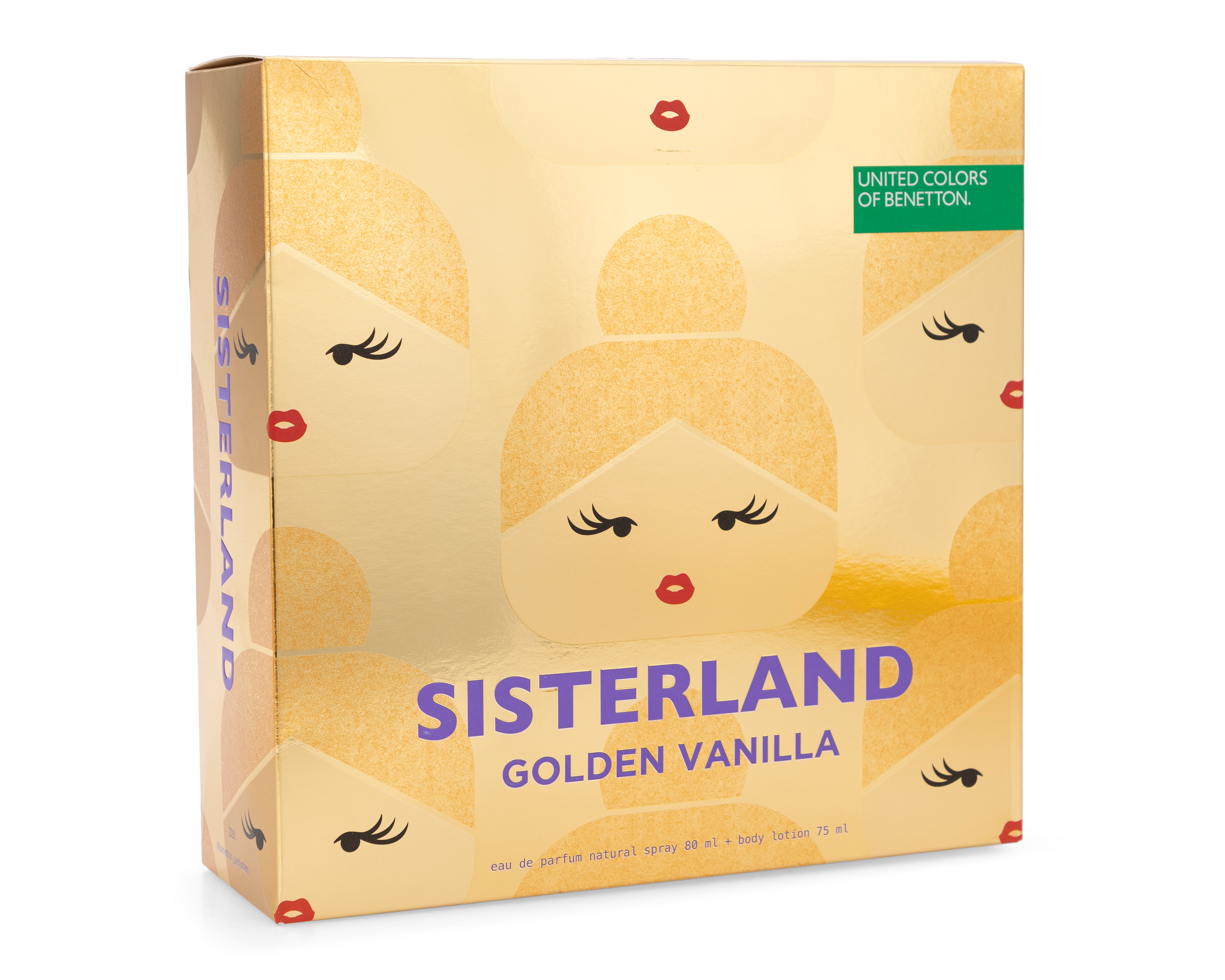 Foto 4 | Foto 4 | Estuche para Mujer United Colors Of Benetton Sisterland Golden Vanilla 2 Piezas