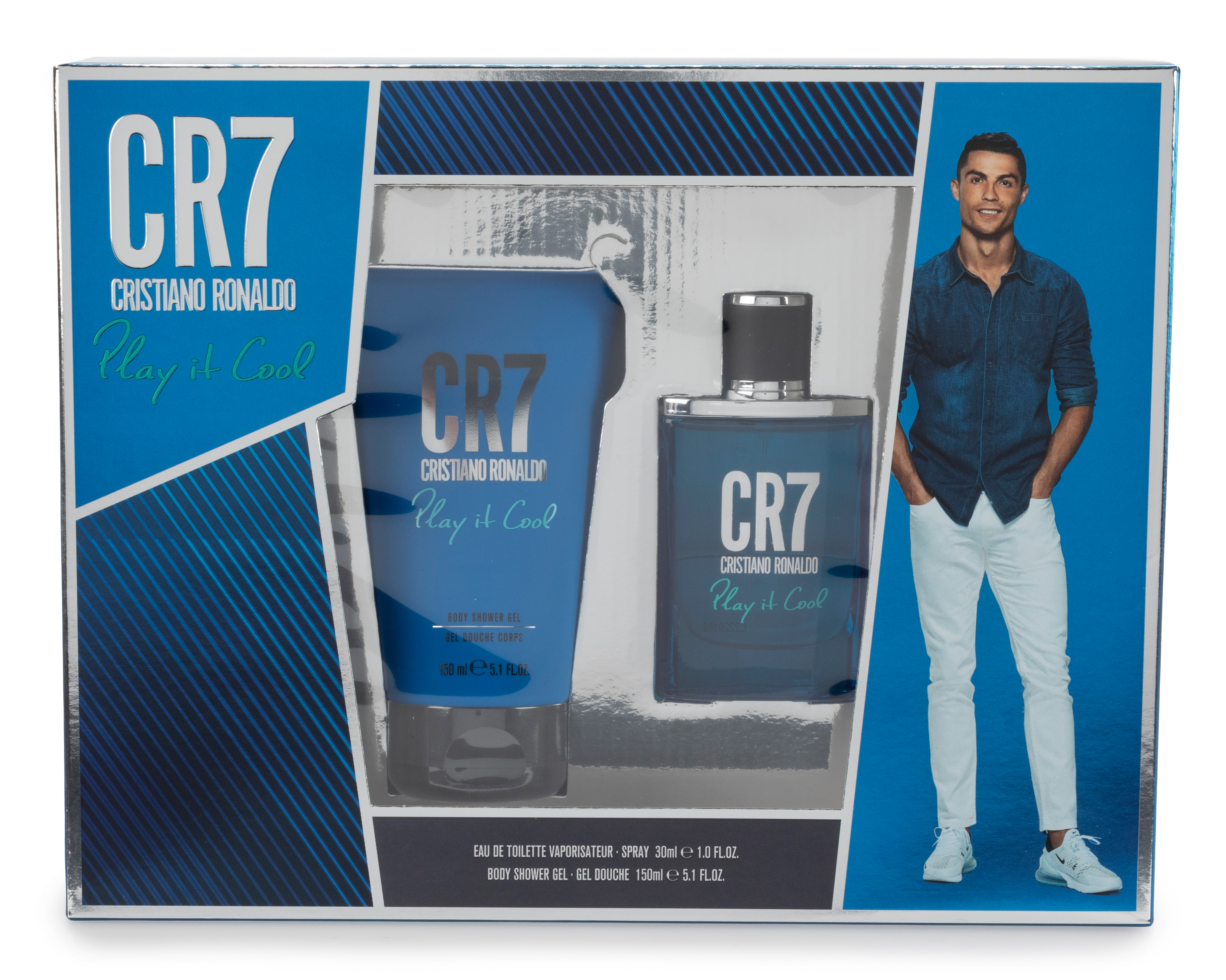 Foto 2 pulgar | Foto 1 | Estuche para Hombre Cristiano Ronaldo CR7 Play It Cool 2 Piezas