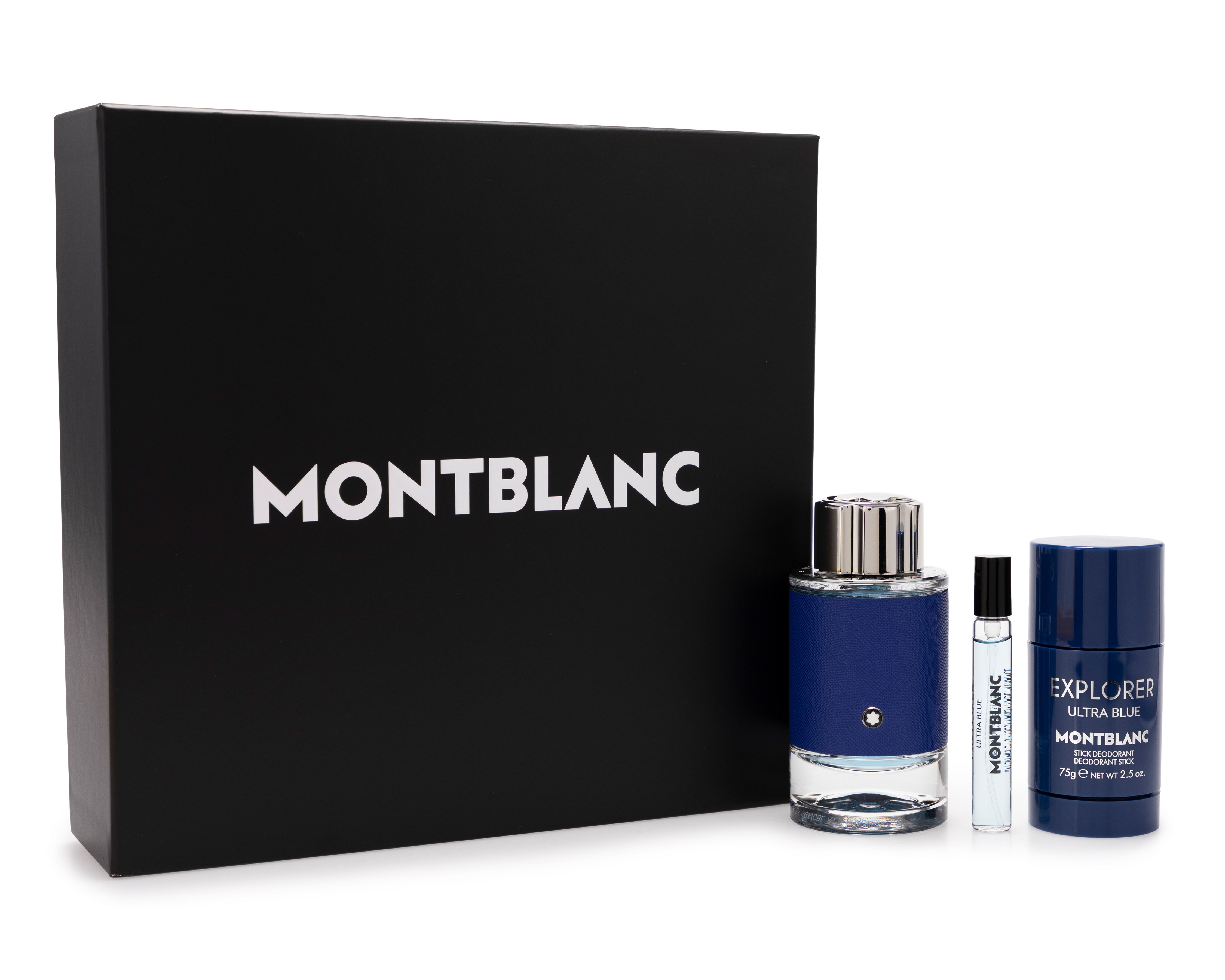 Foto 1 | Foto 1 | Estuche para Hombre Montblanc Explorer Ultra Blue 3 Piezas