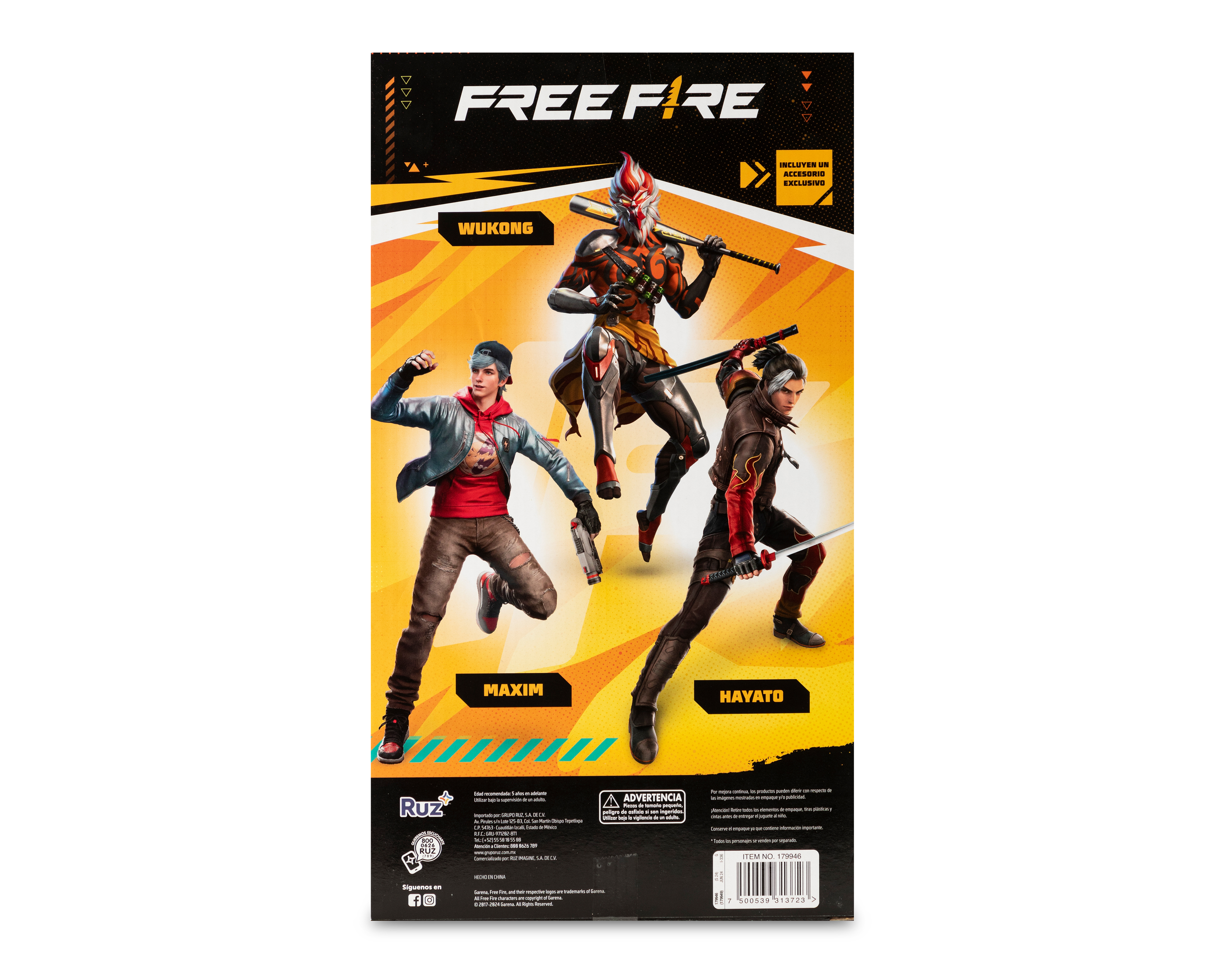 Foto 3 pulgar | Foto 2 | Figura de Acción Ruz Wukong Free Fire