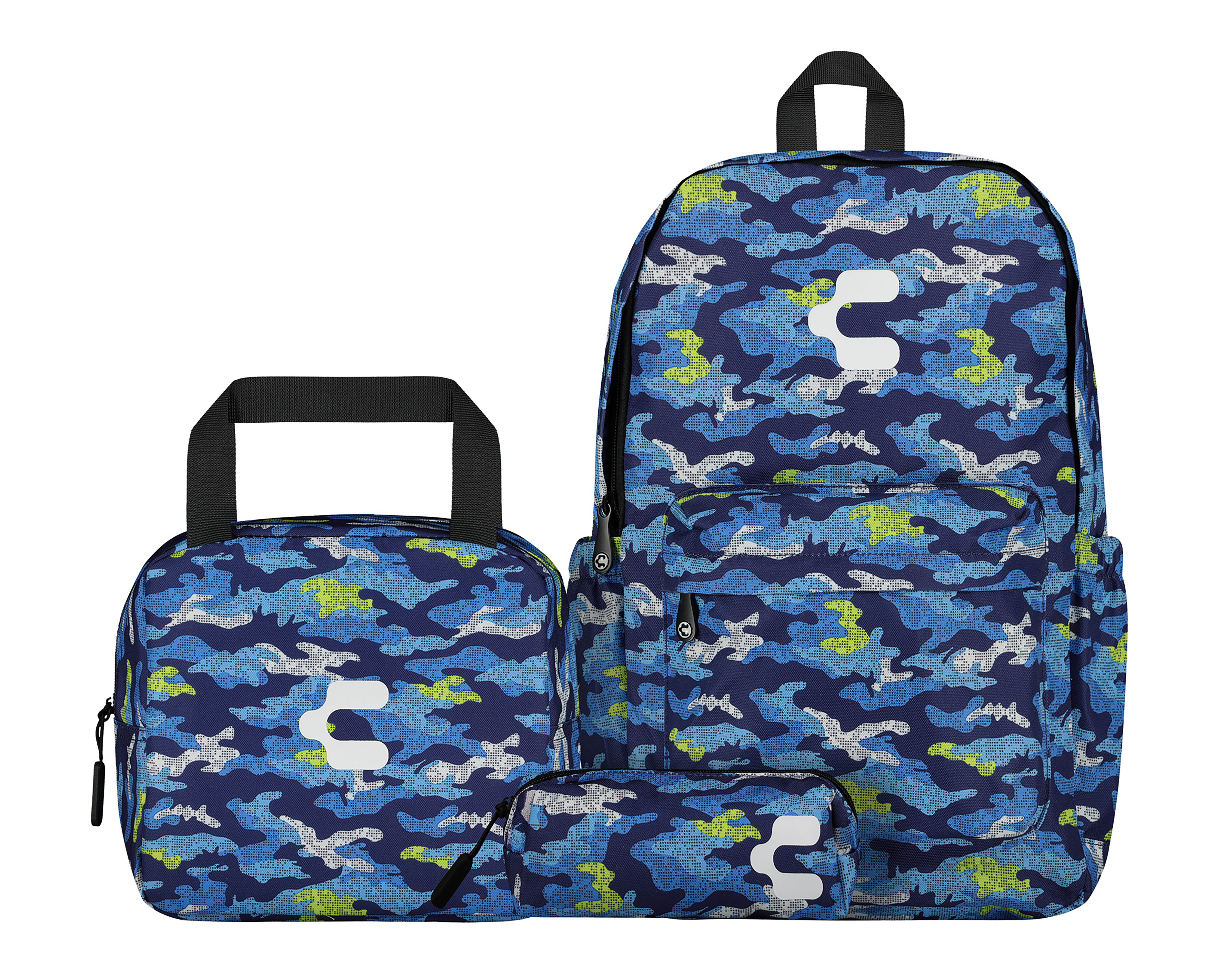 Mochila Charly con Lonchera y Estuche