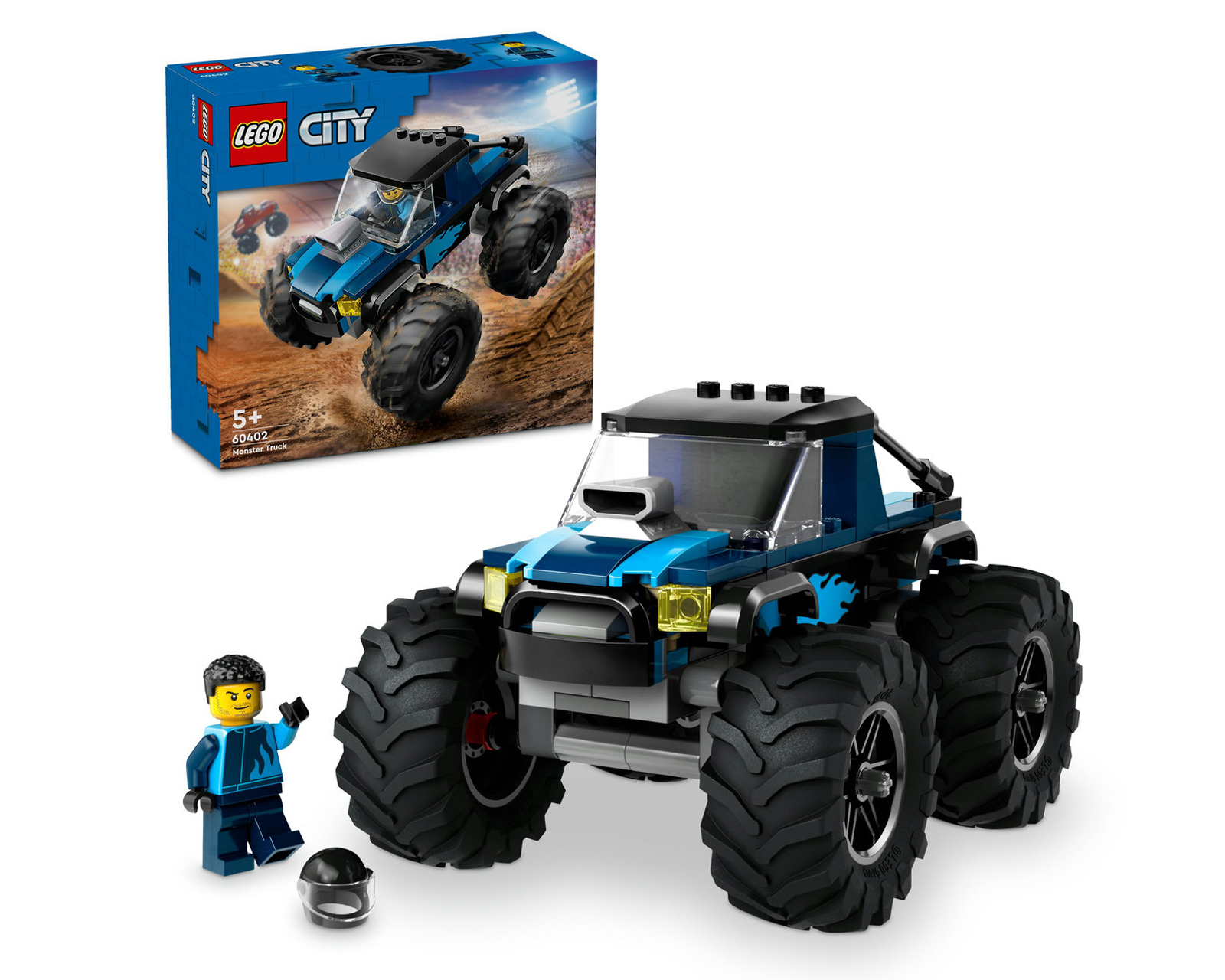 Foto 2 pulgar | Foto 1 | LEGO Monster Truck Azul 60402