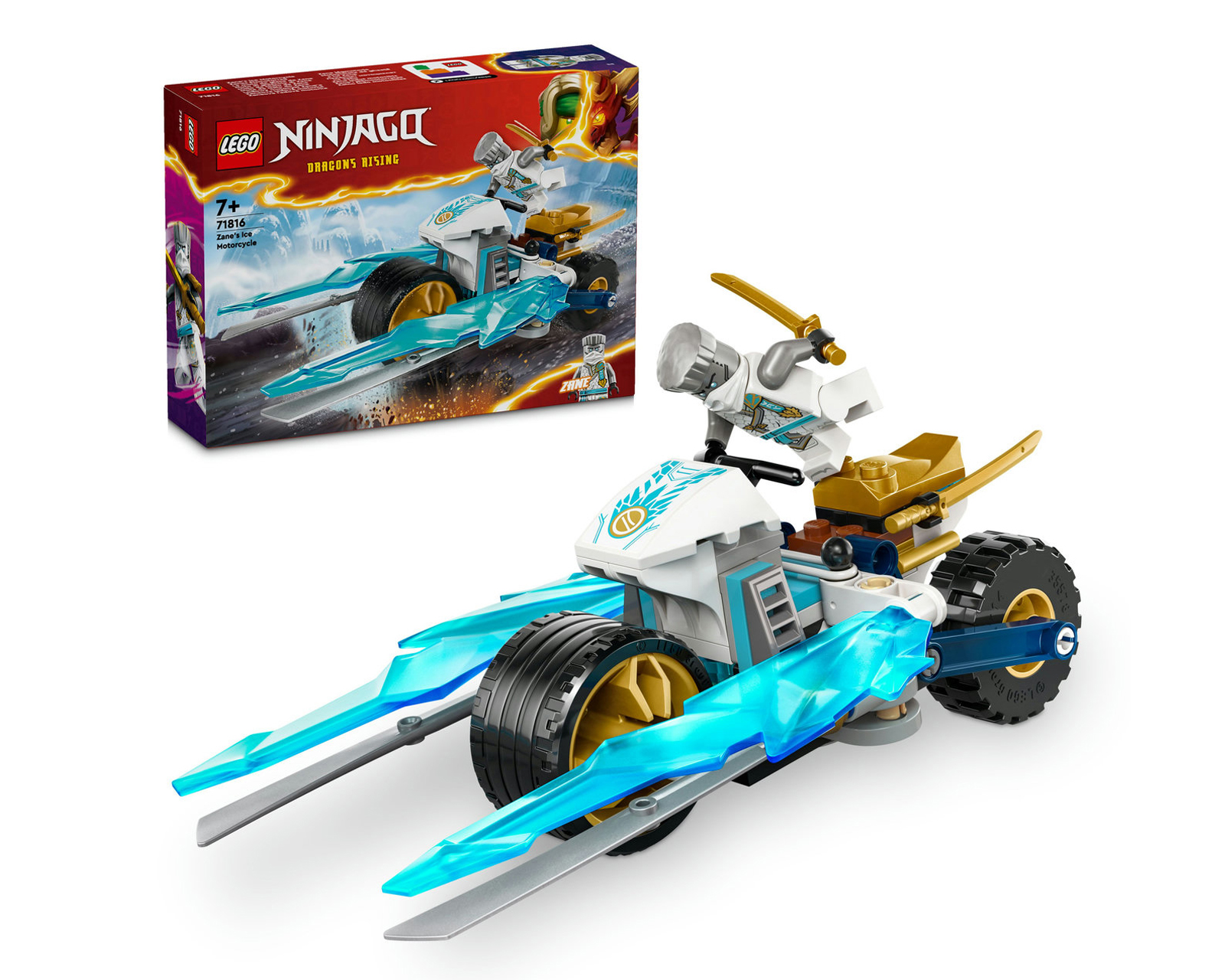 Foto 2 pulgar | Foto 1 | LEGO Ninjago: Moto de Hielo de Zane