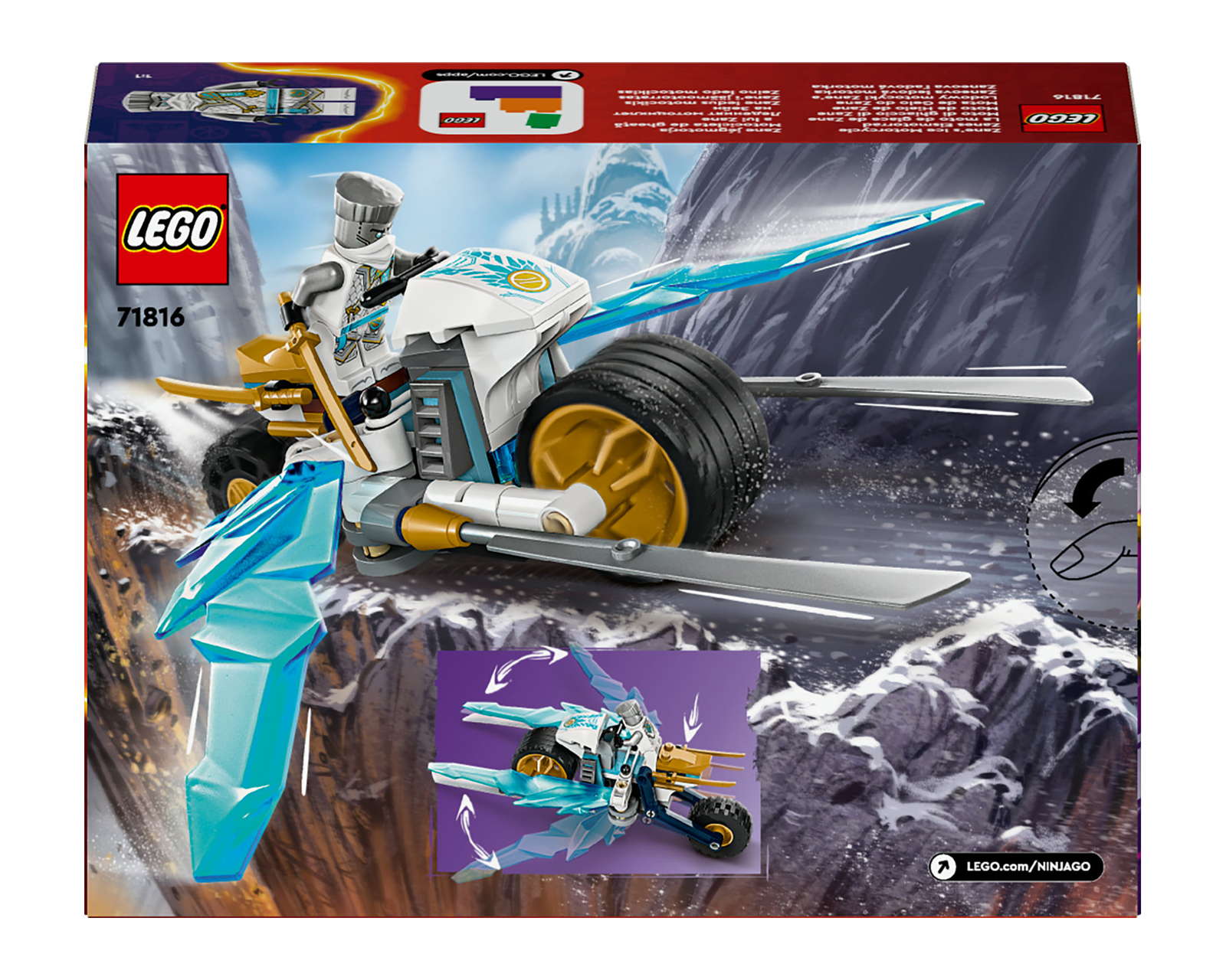 Foto 9 | Foto 9 | LEGO Ninjago: Moto de Hielo de Zane