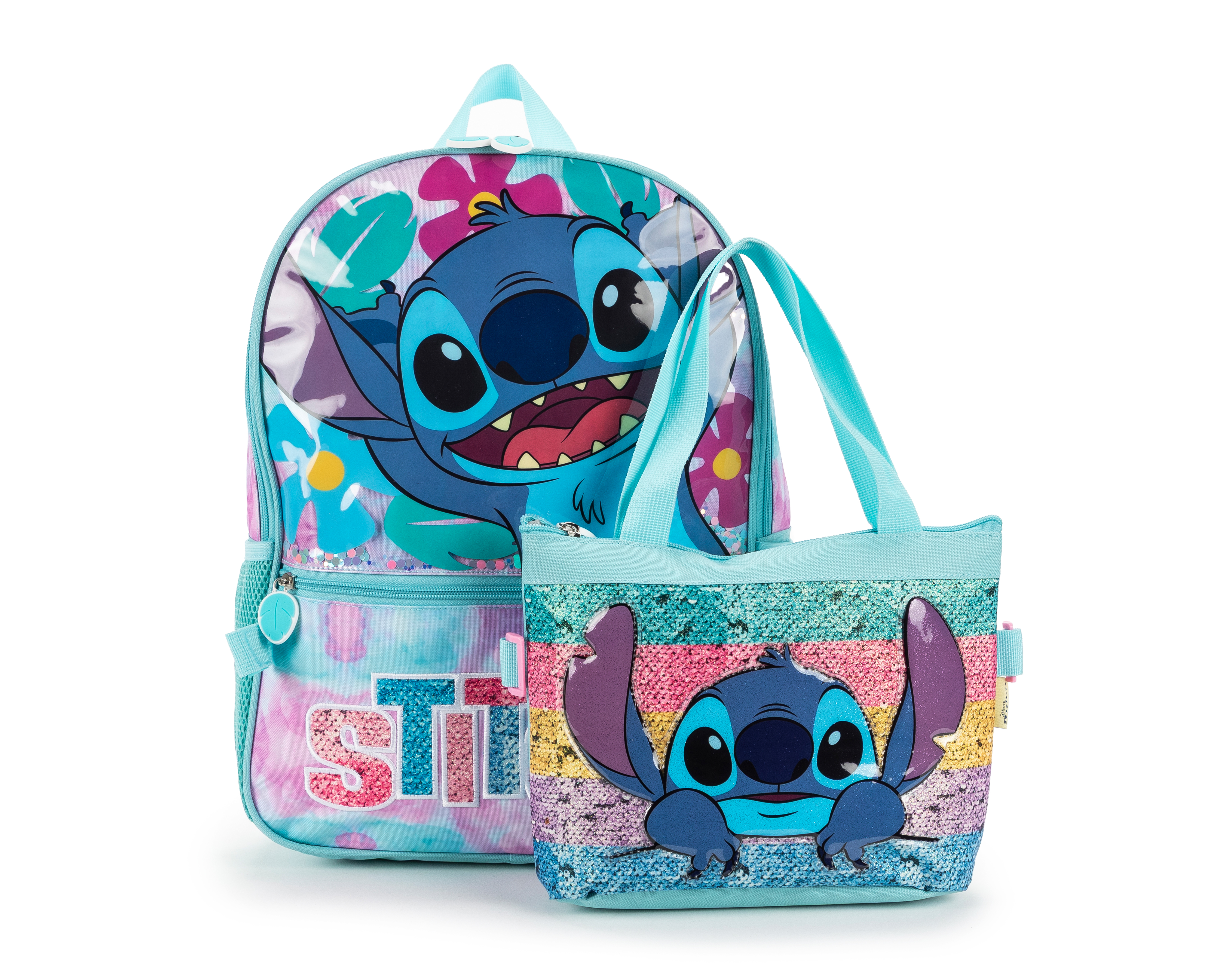 Foto 2 pulgar | Foto 1 | Mochila Escolar Disney Stitch con Bolsa