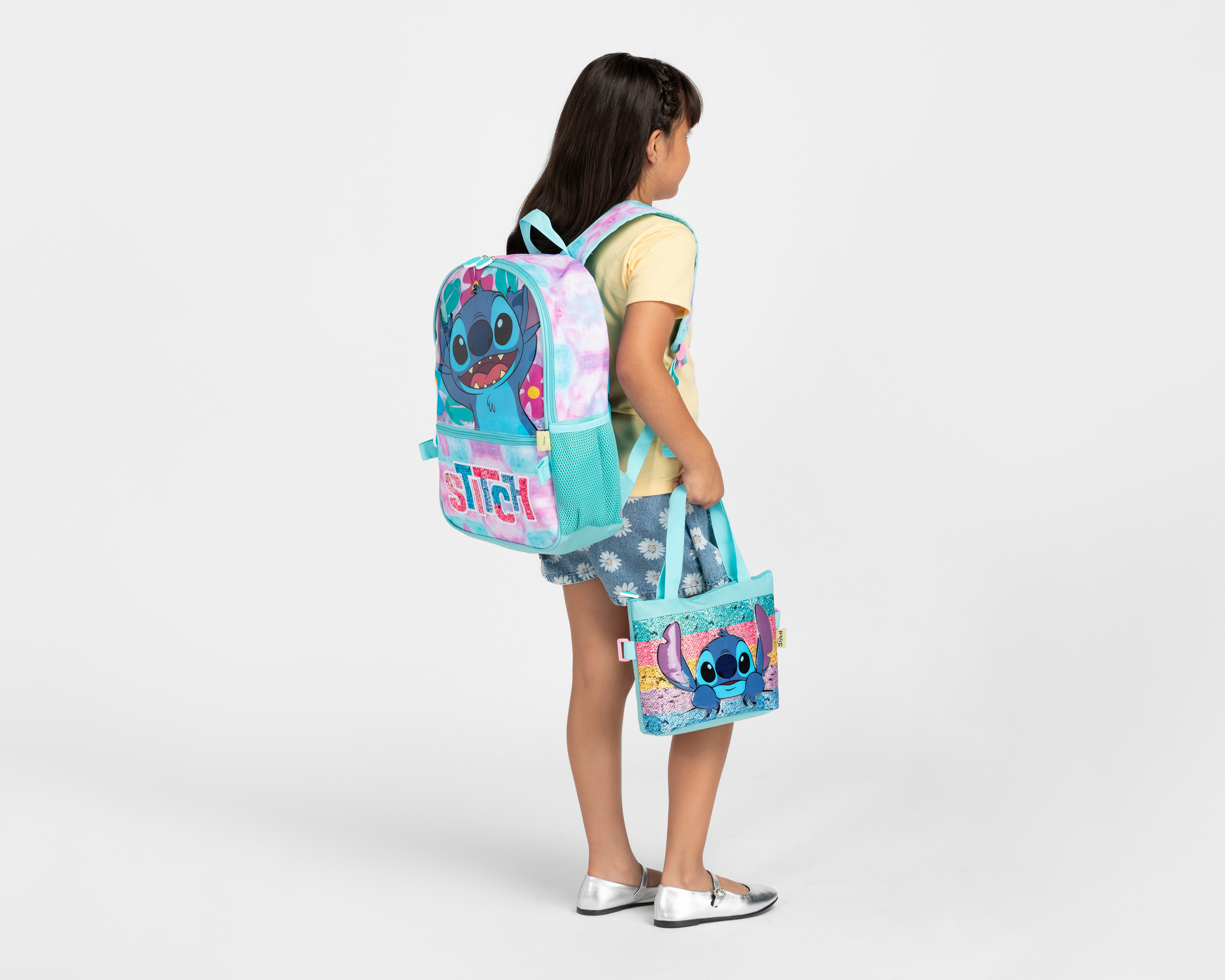 Foto 6 | Foto 6 | Mochila Escolar Disney Stitch con Bolsa