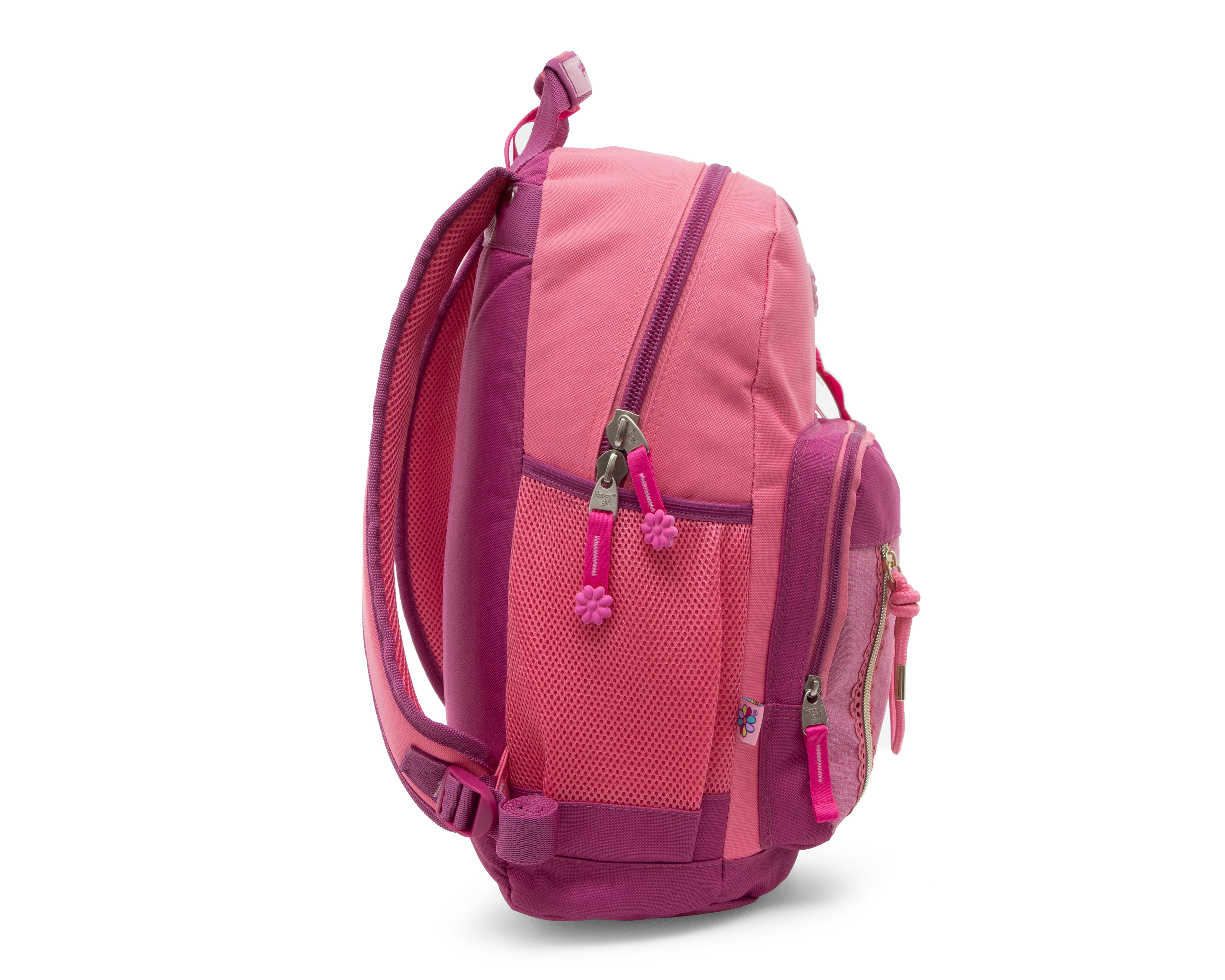 Foto 4 pulgar | Foto 3 | Mochila Escolar Chenson Happy Girl Rosa