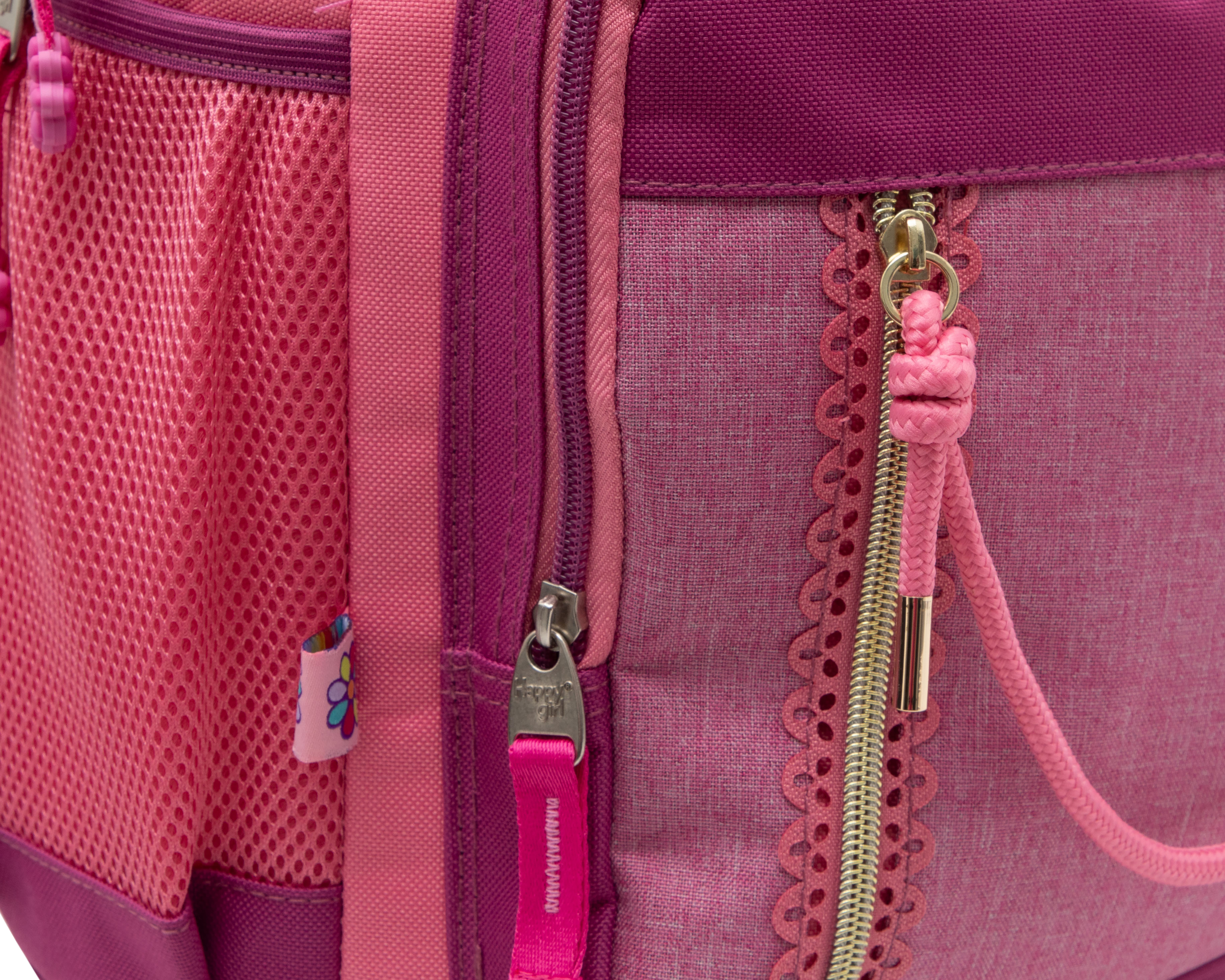 Foto 6 pulgar | Foto 5 | Mochila Escolar Chenson Happy Girl Rosa