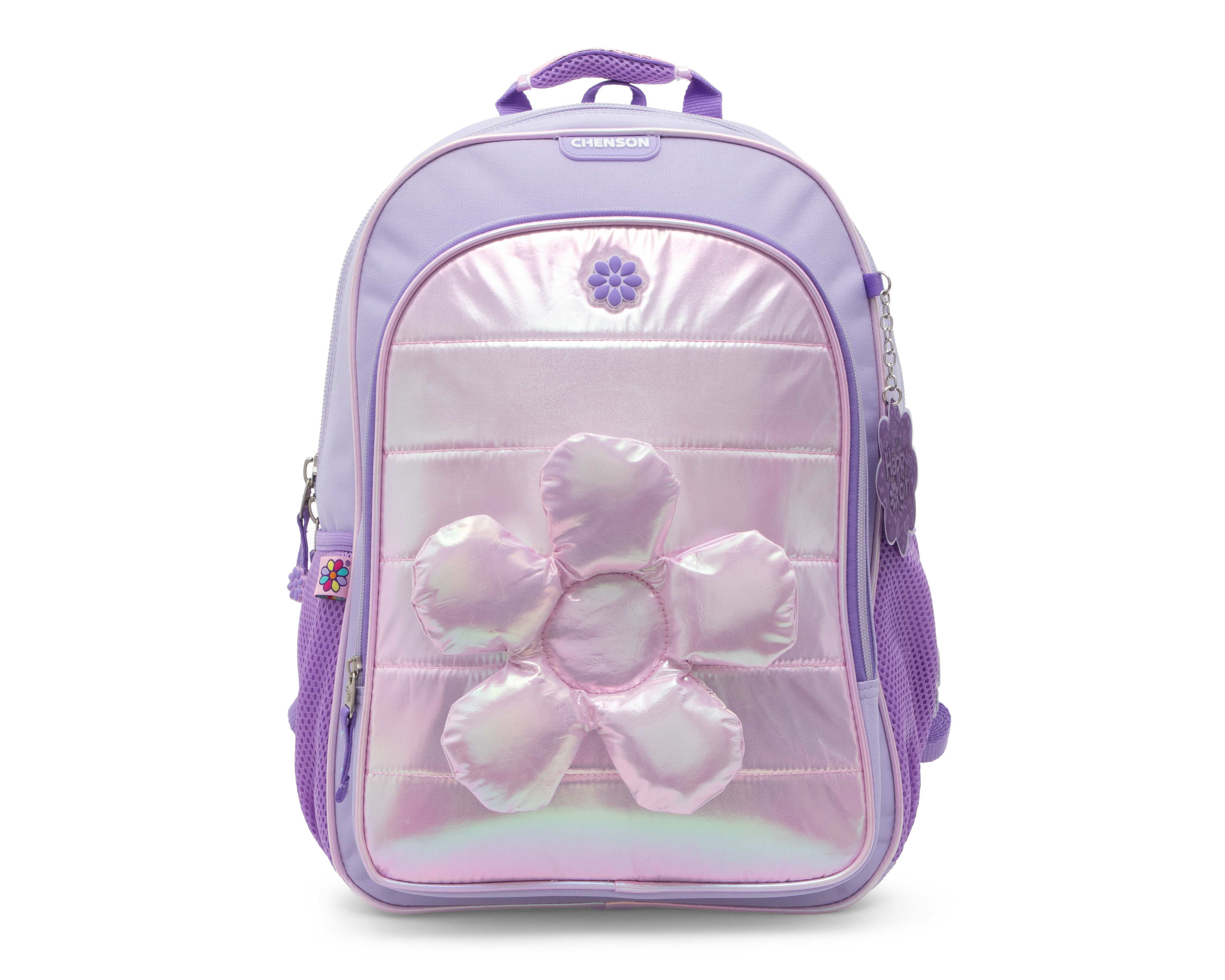 Mochila Escolar Chenson Happy Girl Lila