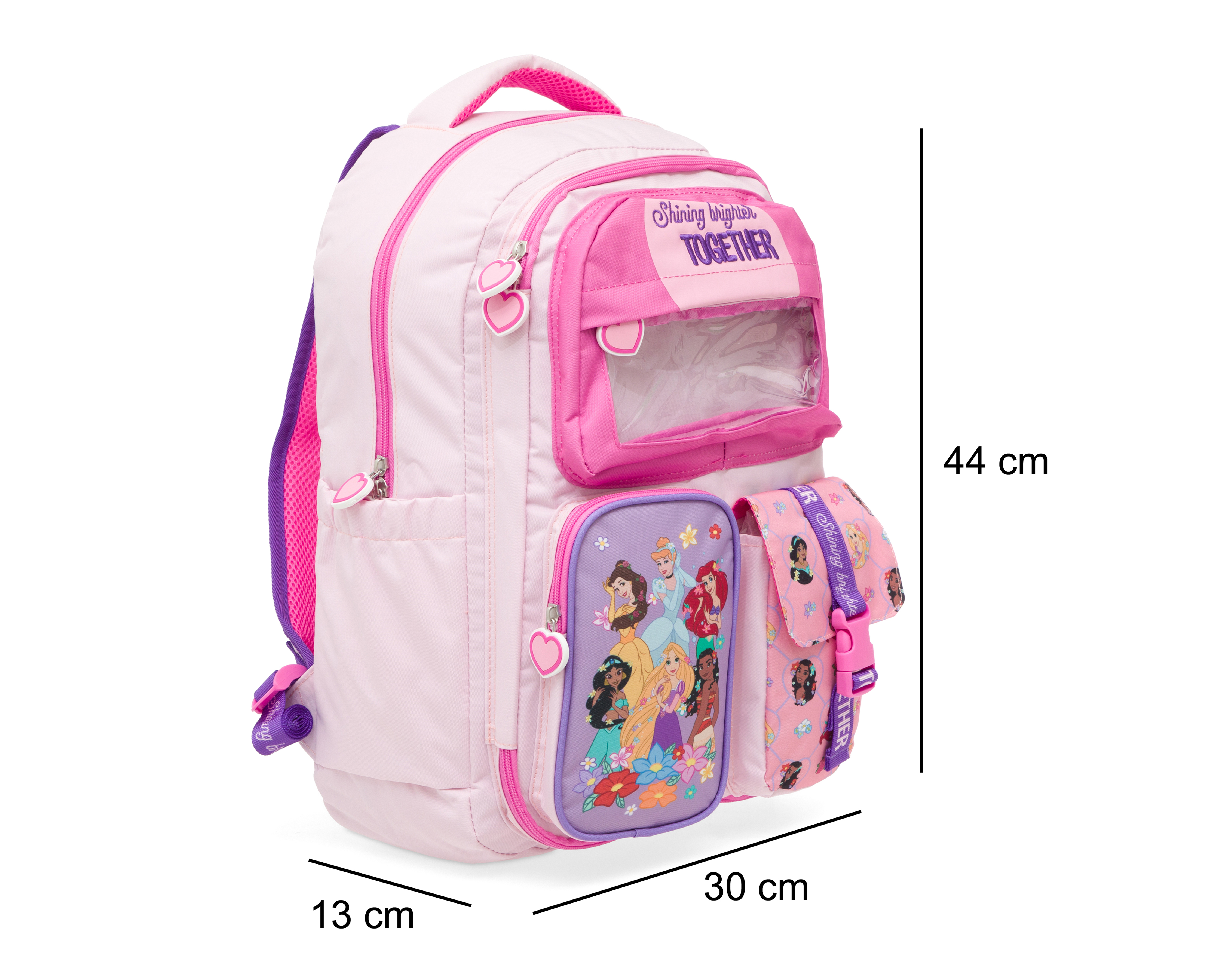 Foto 8 pulgar | Foto 7 | Mochila Disney Princesas Rosa