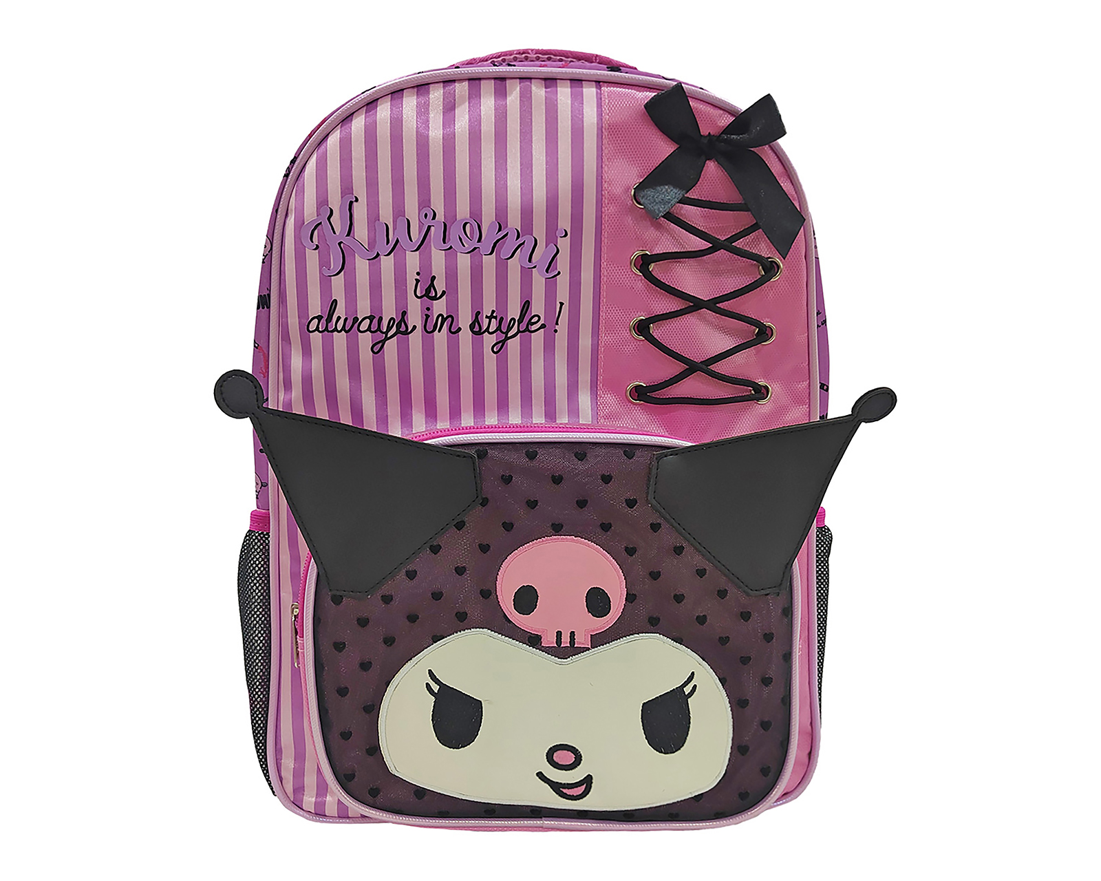 Mochila Escolar Kuromi Lila
