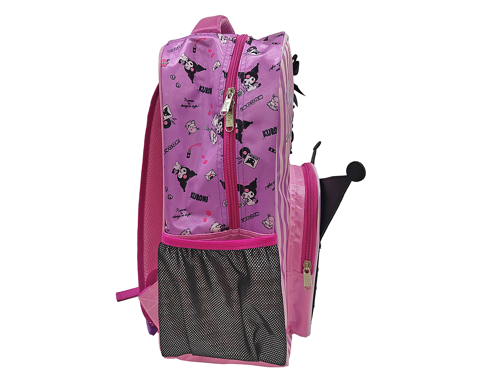 Foto 4 pulgar | Foto 3 | Mochila Escolar Kuromi Lila