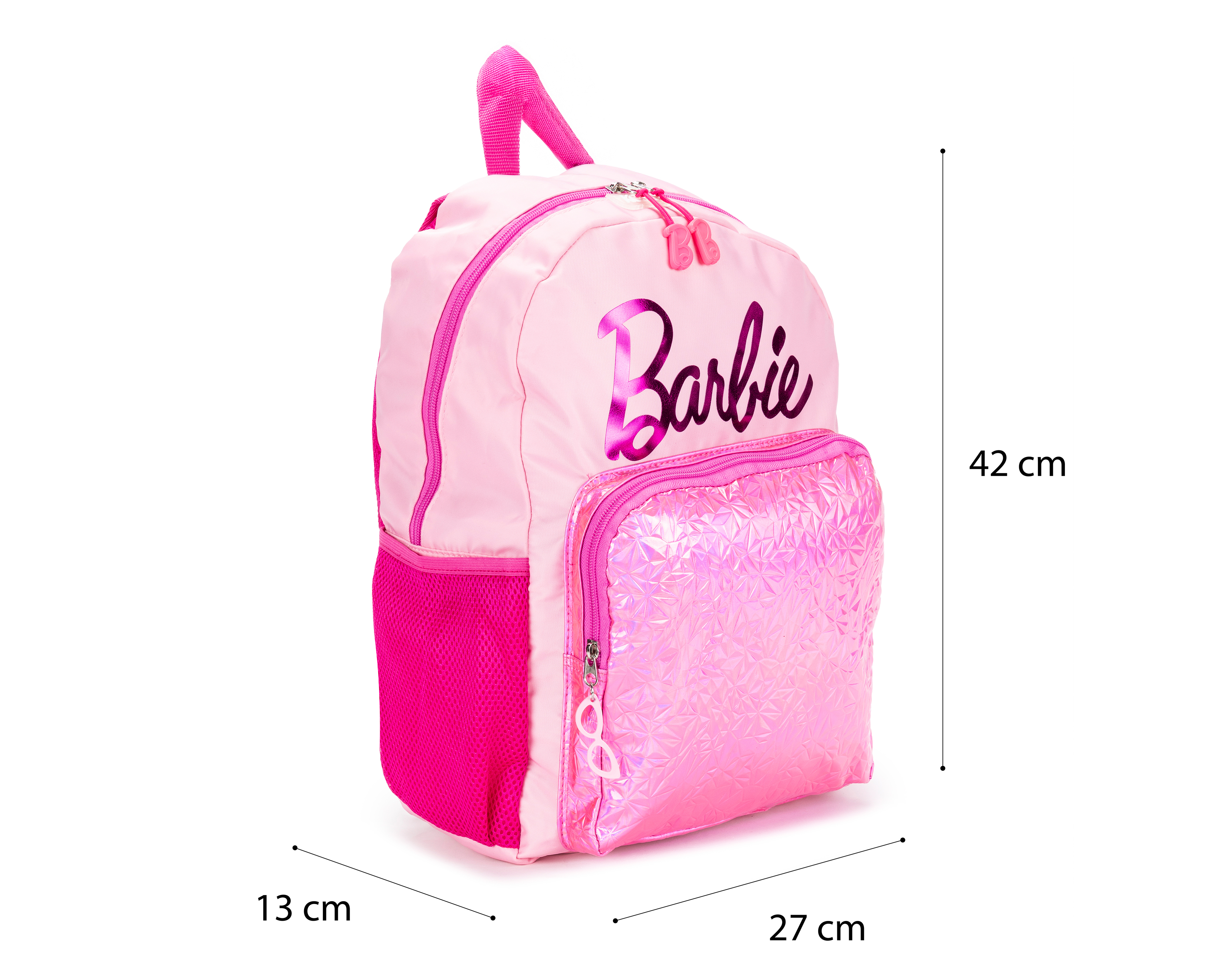 Foto 8 pulgar | Foto 7 | Mochila Escolar Barbie Rosa