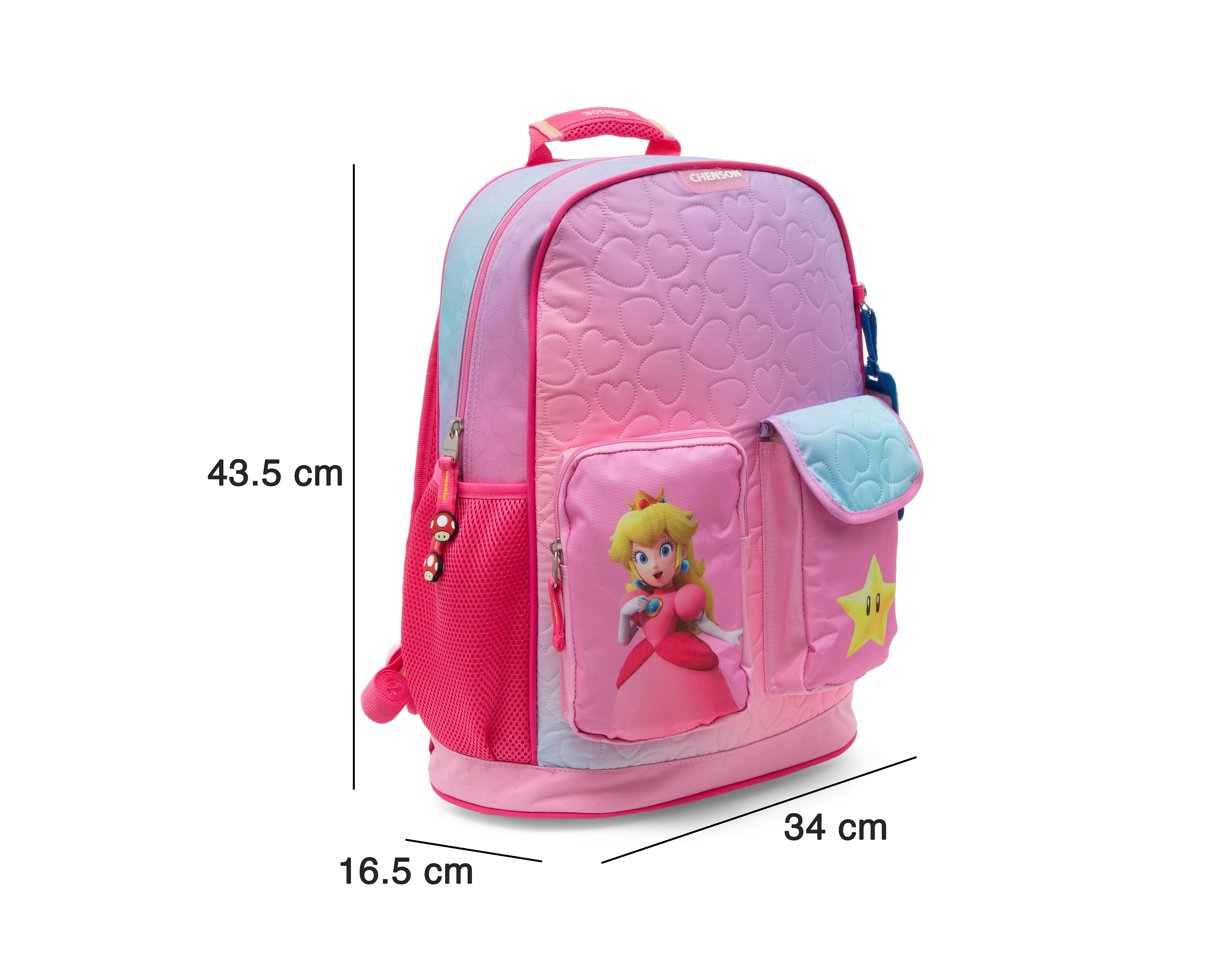 Foto 8 pulgar | Foto 7 | Mochila Escolar Chenson Super Mario Princesa Peach