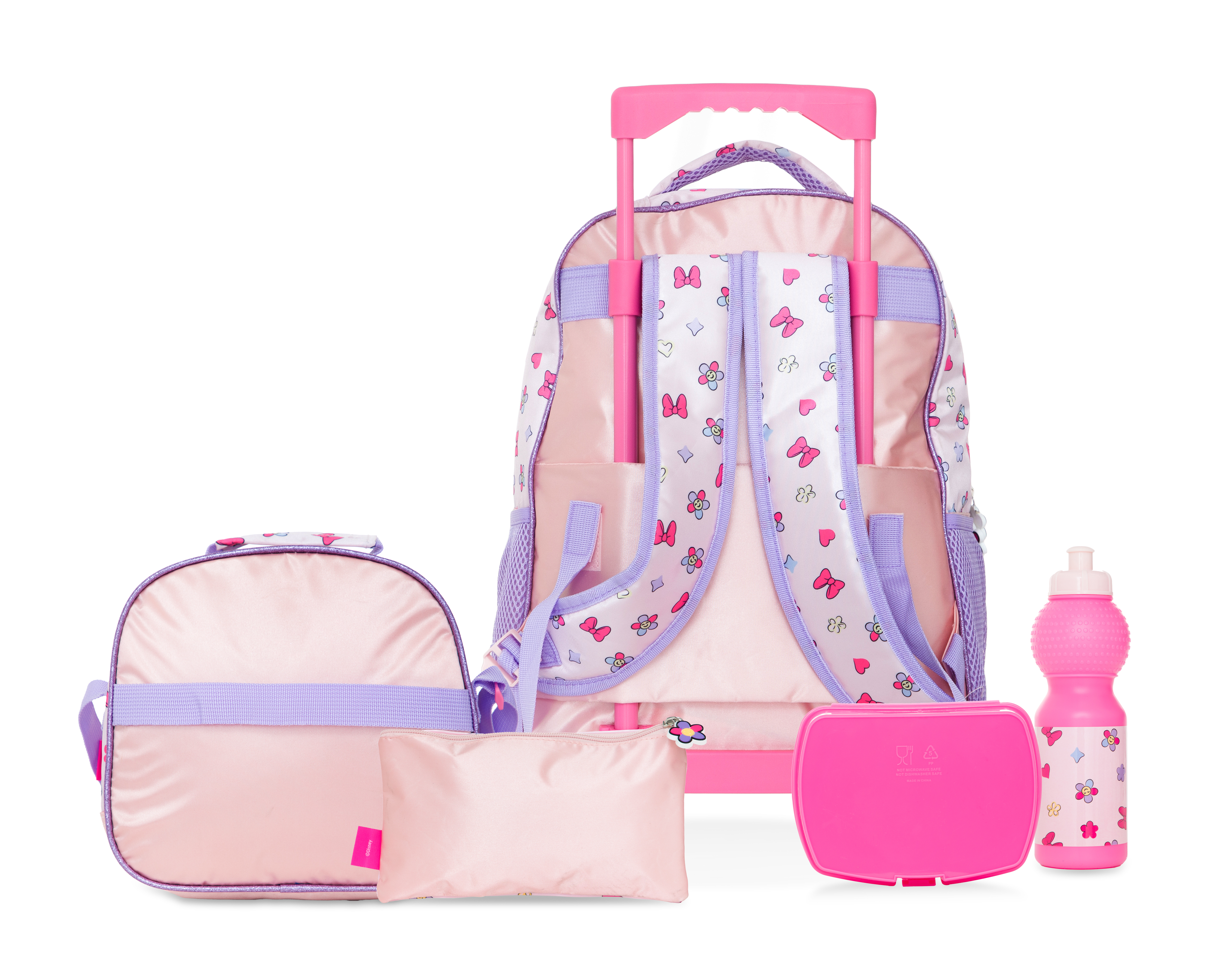 Foto 4 pulgar | Foto 3 | Mochila con Ruedas Disney Minnie Mouse Rosa